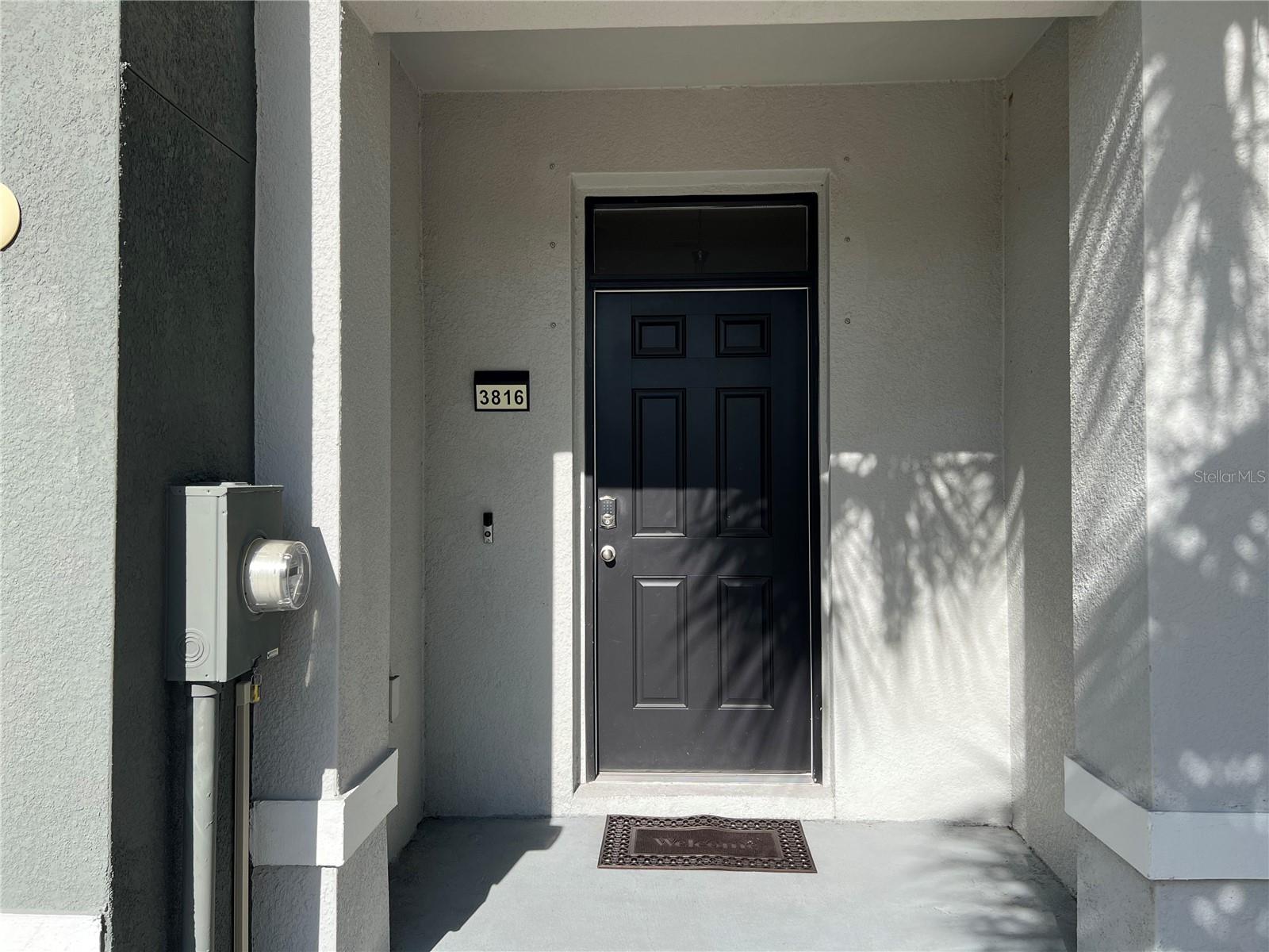 Entryway with overhead.