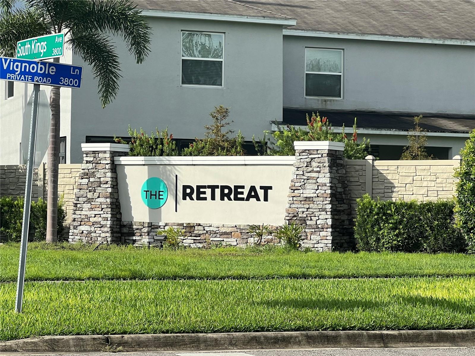 Welcome to the Retreat, gated community!