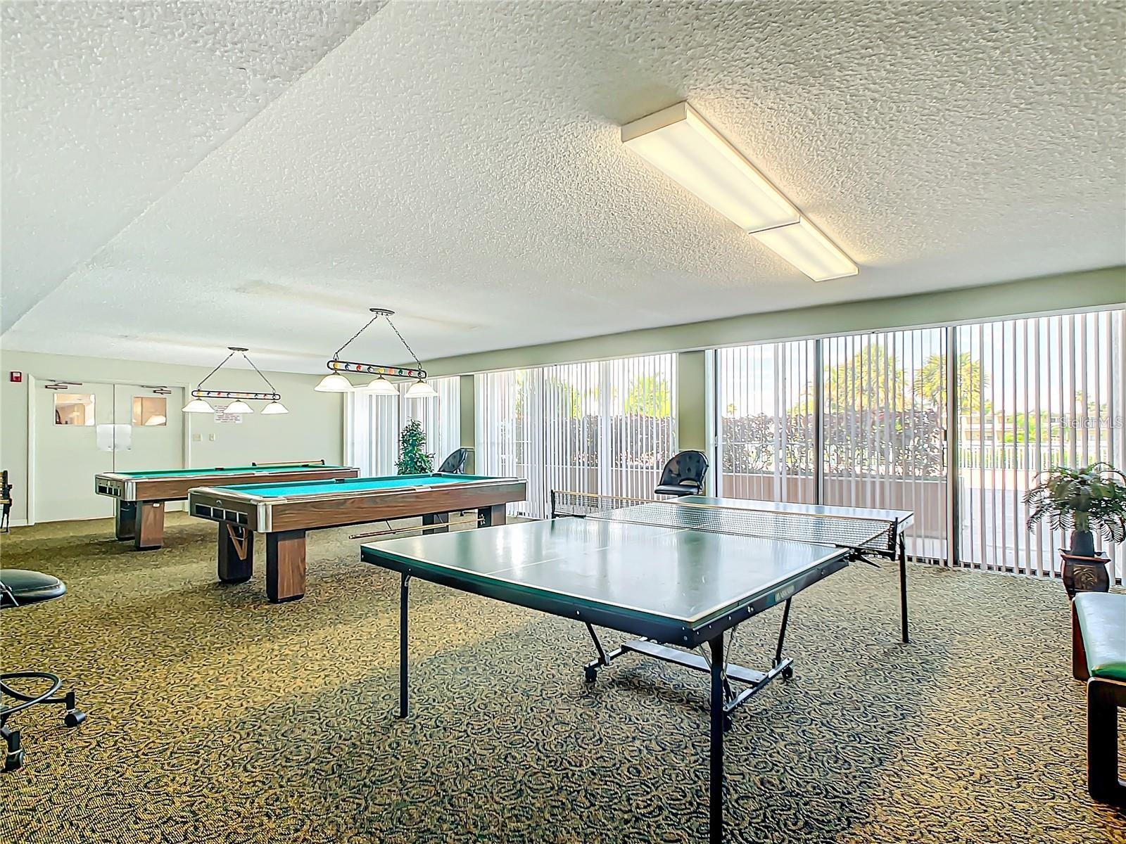 Billards and Game Room at Clubhouse