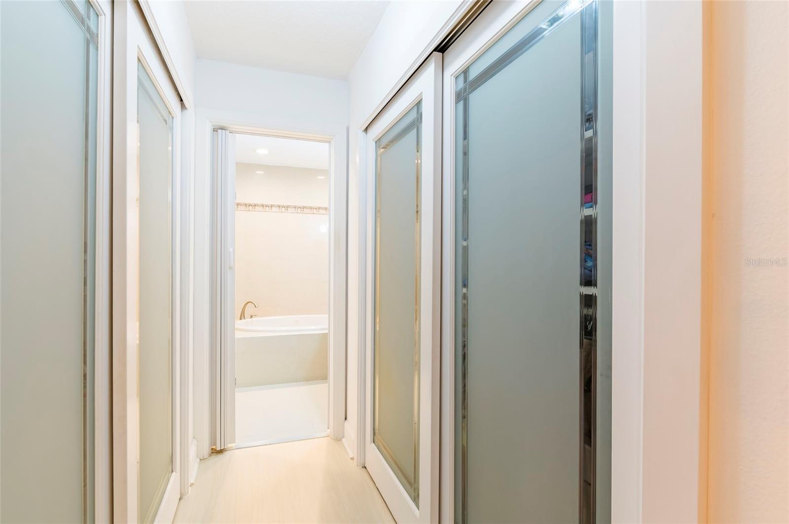 PRIMARY BEDROOM CLOSETS