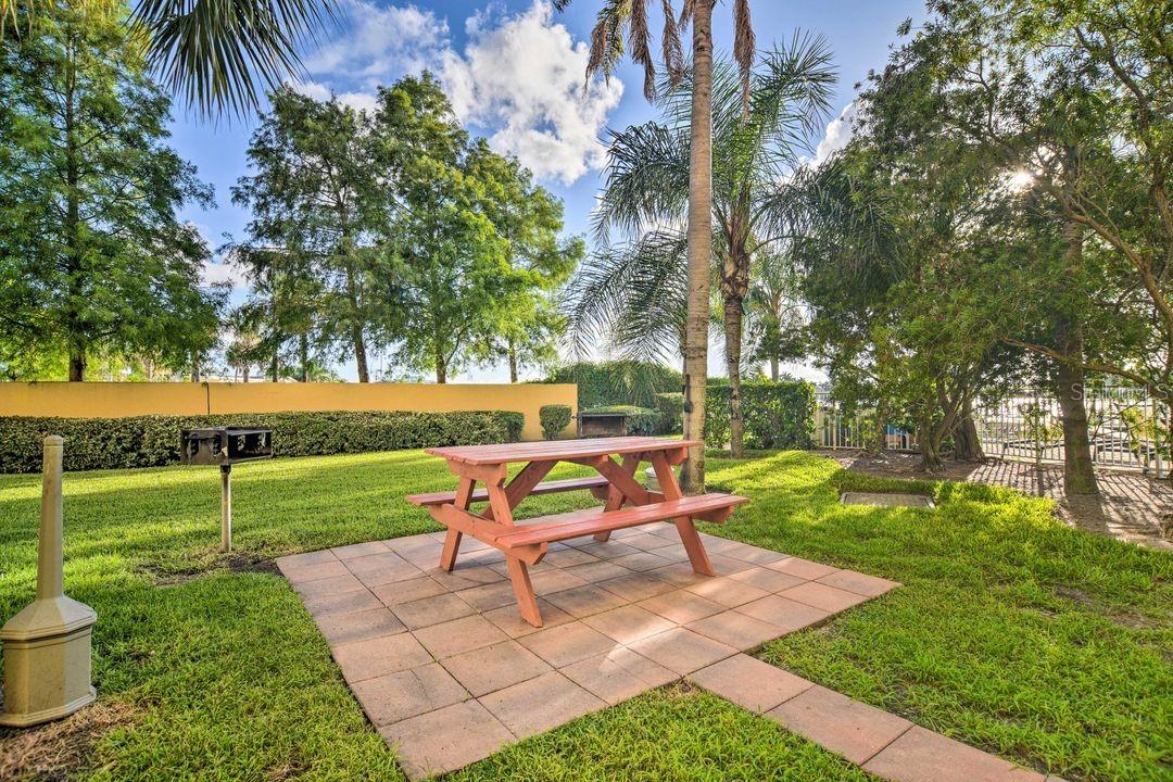 Barbeque picnic area