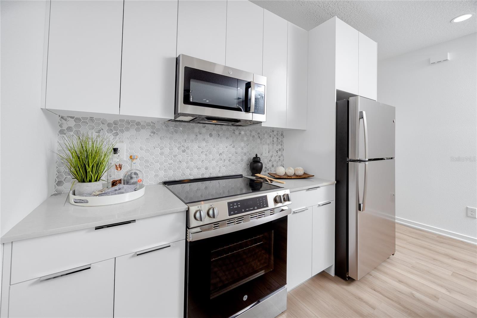 Stainless steel appliances