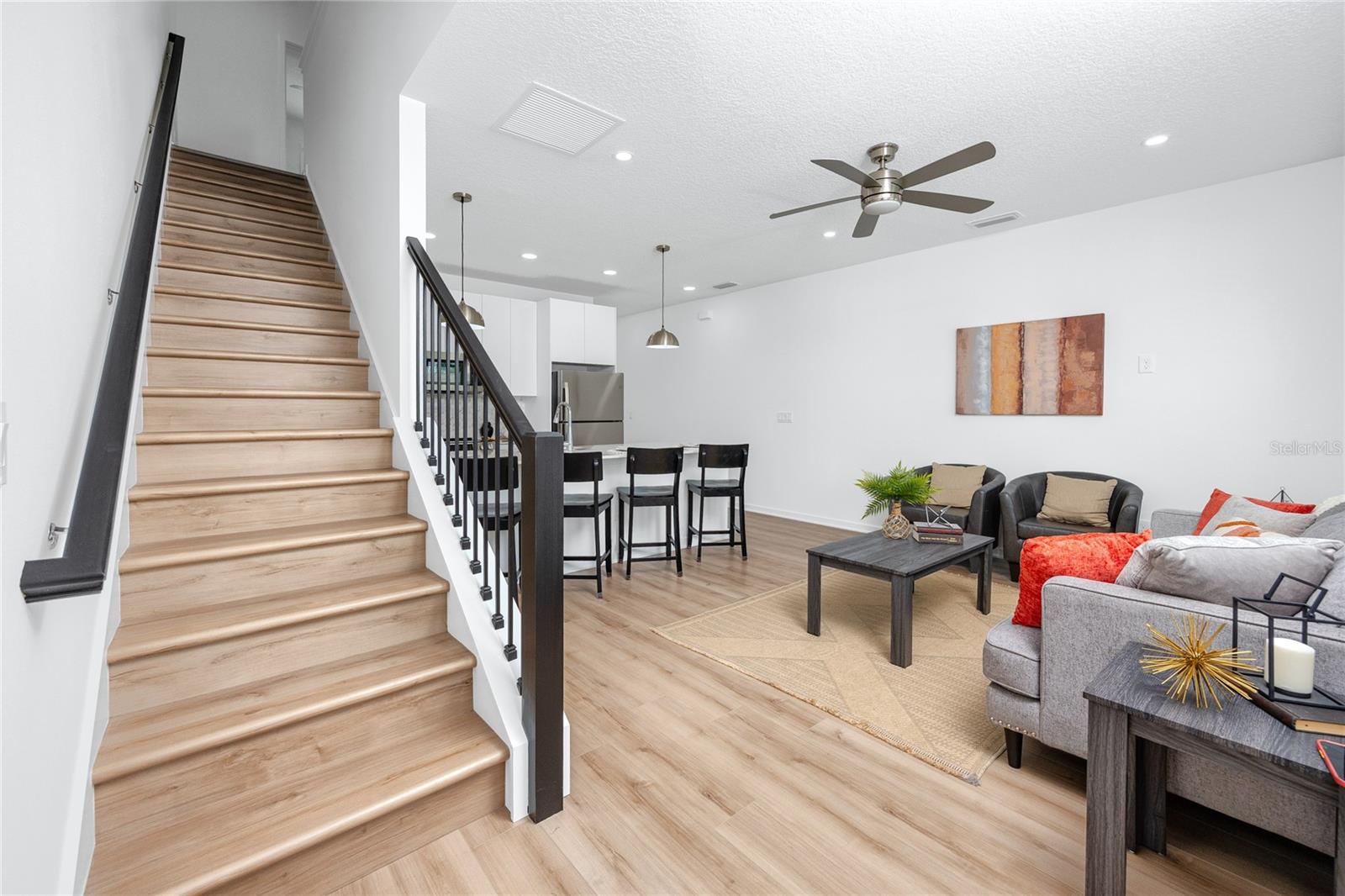 Entrance to the townhome.