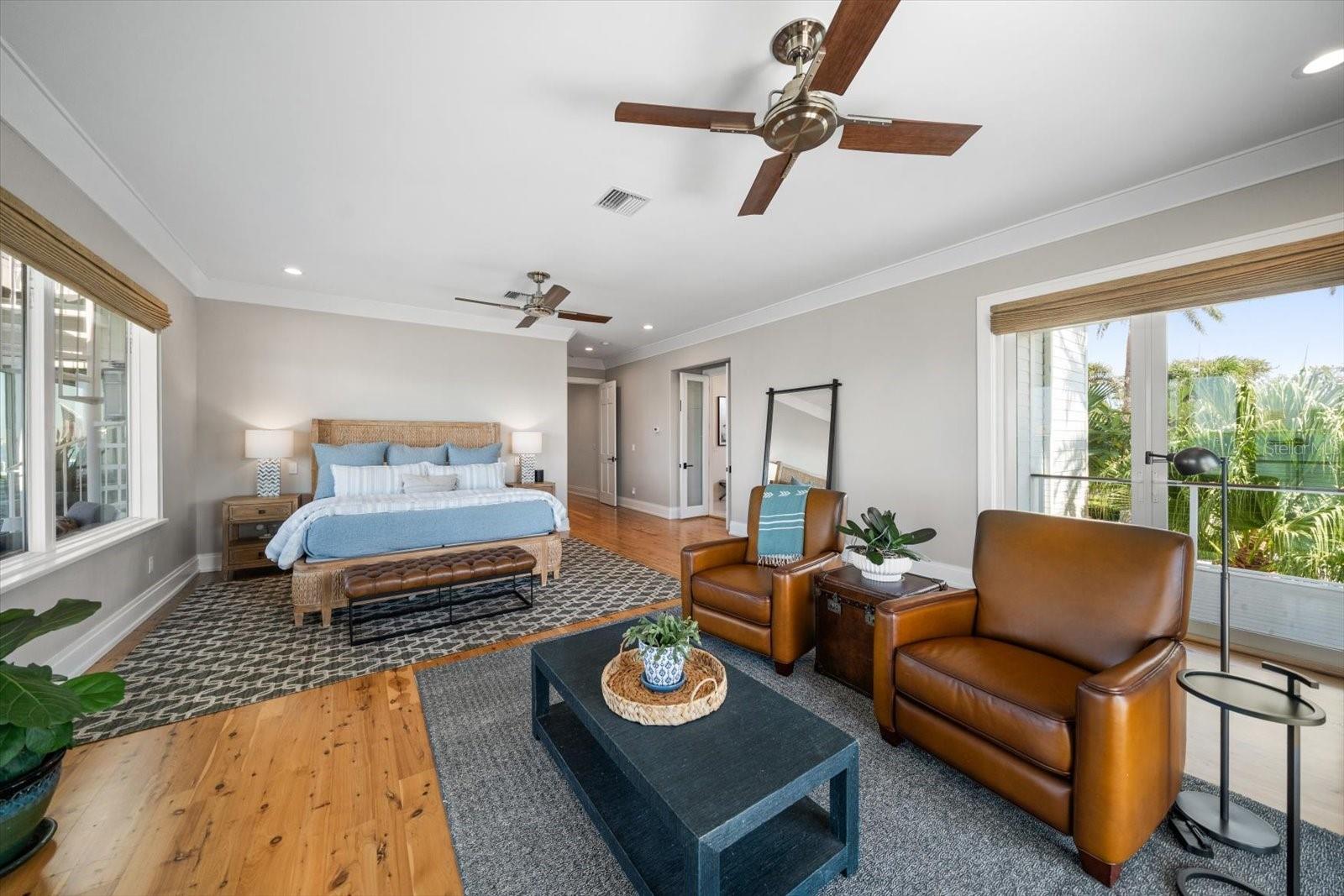 Incredible master bedroom