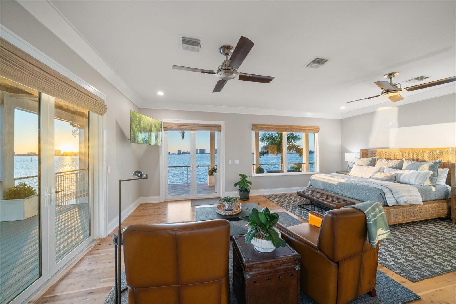 Views from the master bedroom