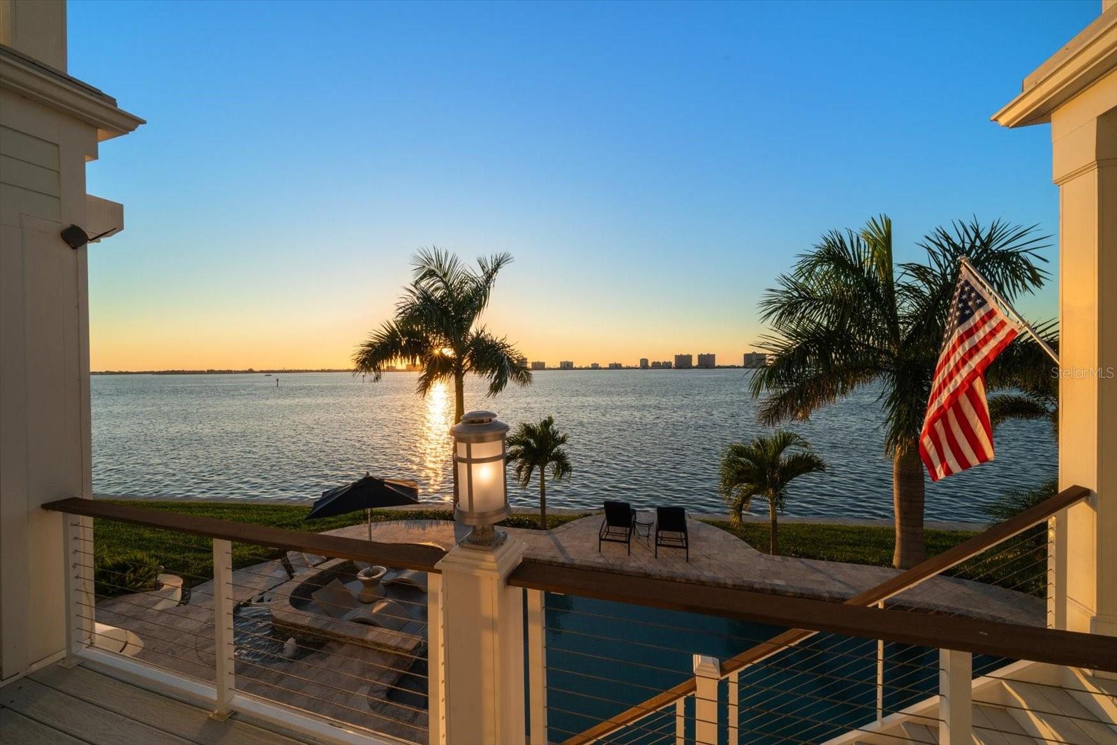 Watch the incredible sunsets every evening