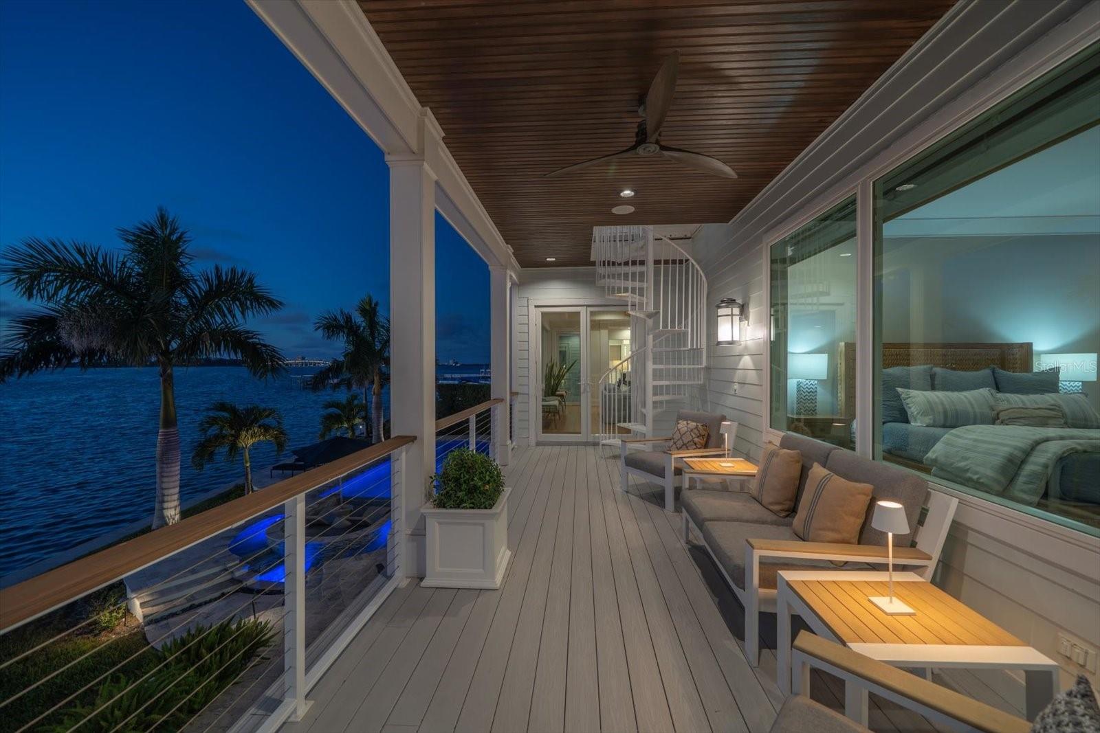 Relax while sitting on the veranda