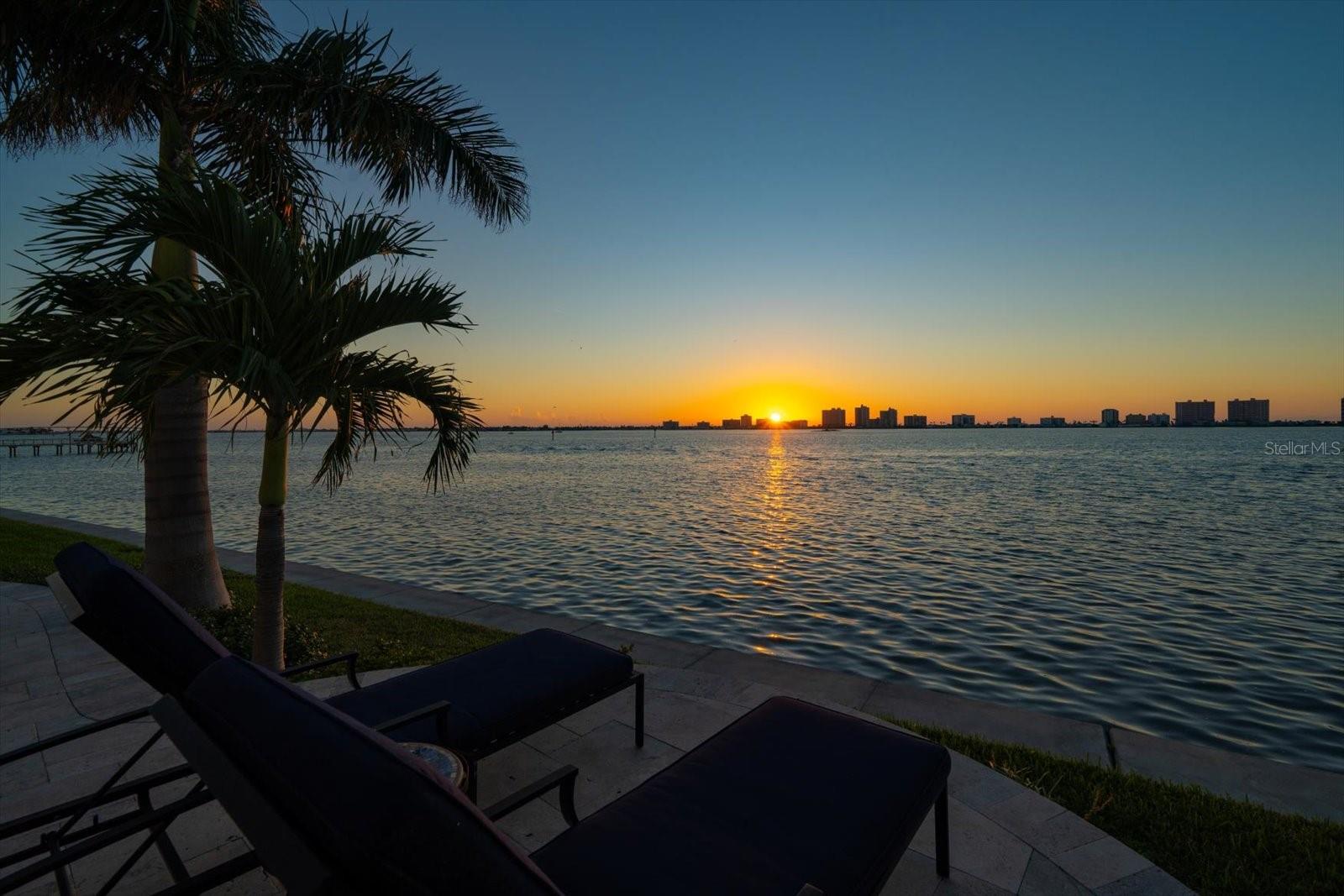 Breathtaking views of the sunset