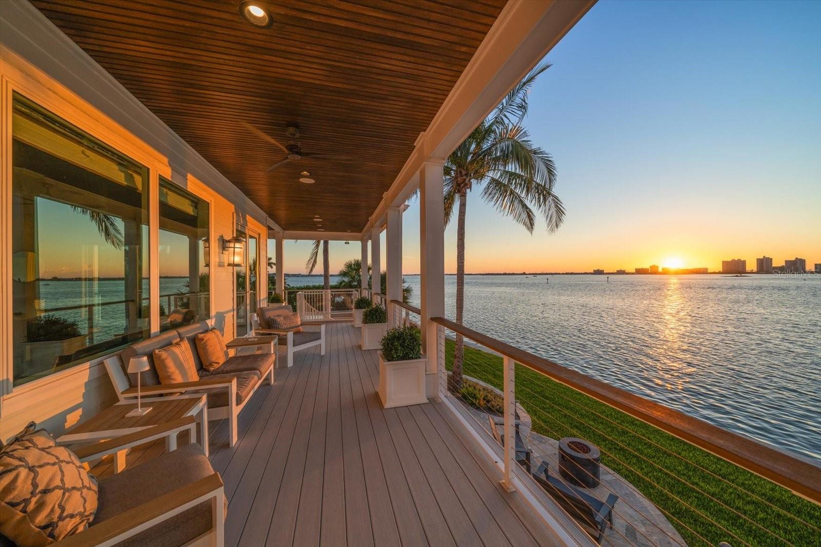 Enjoy the views from the wrap around veranda