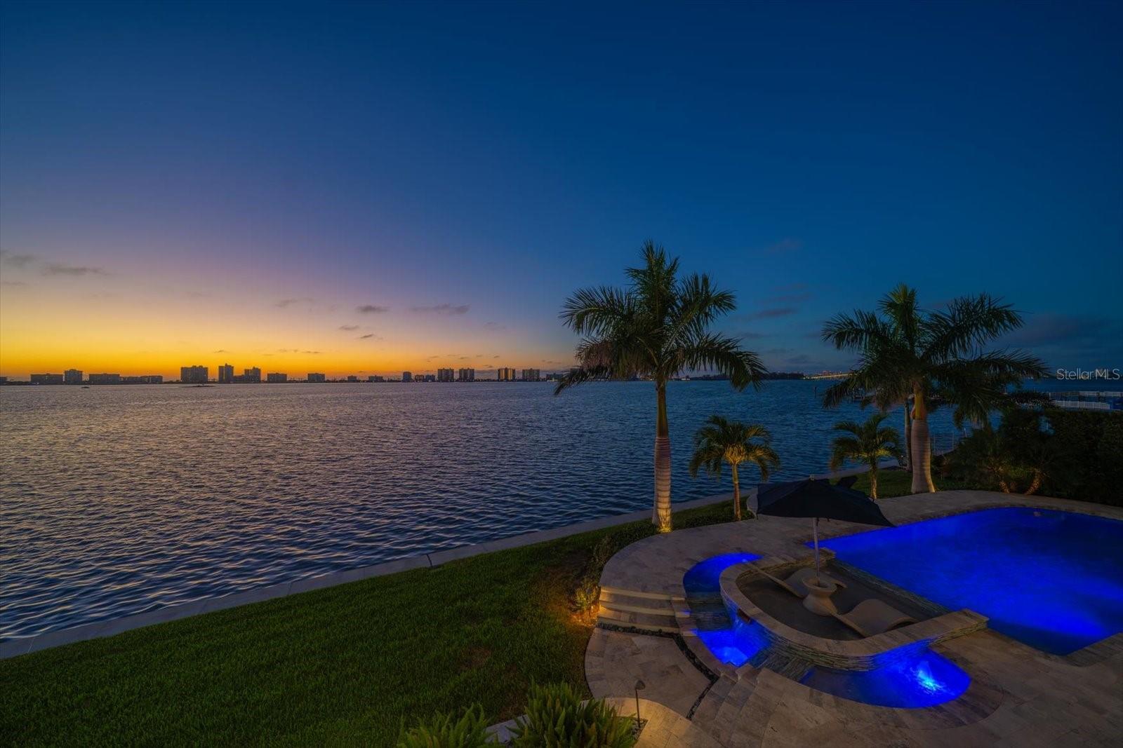 Breathtaking views of the sunset