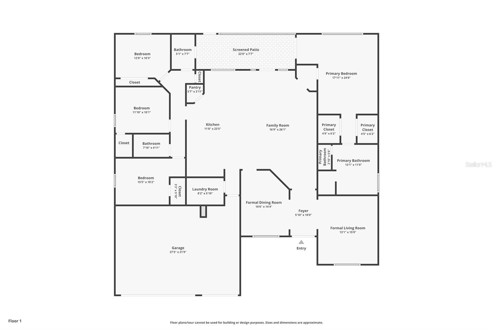 2425 GREENWILLOW DR, ORLANDO, FL, 32825