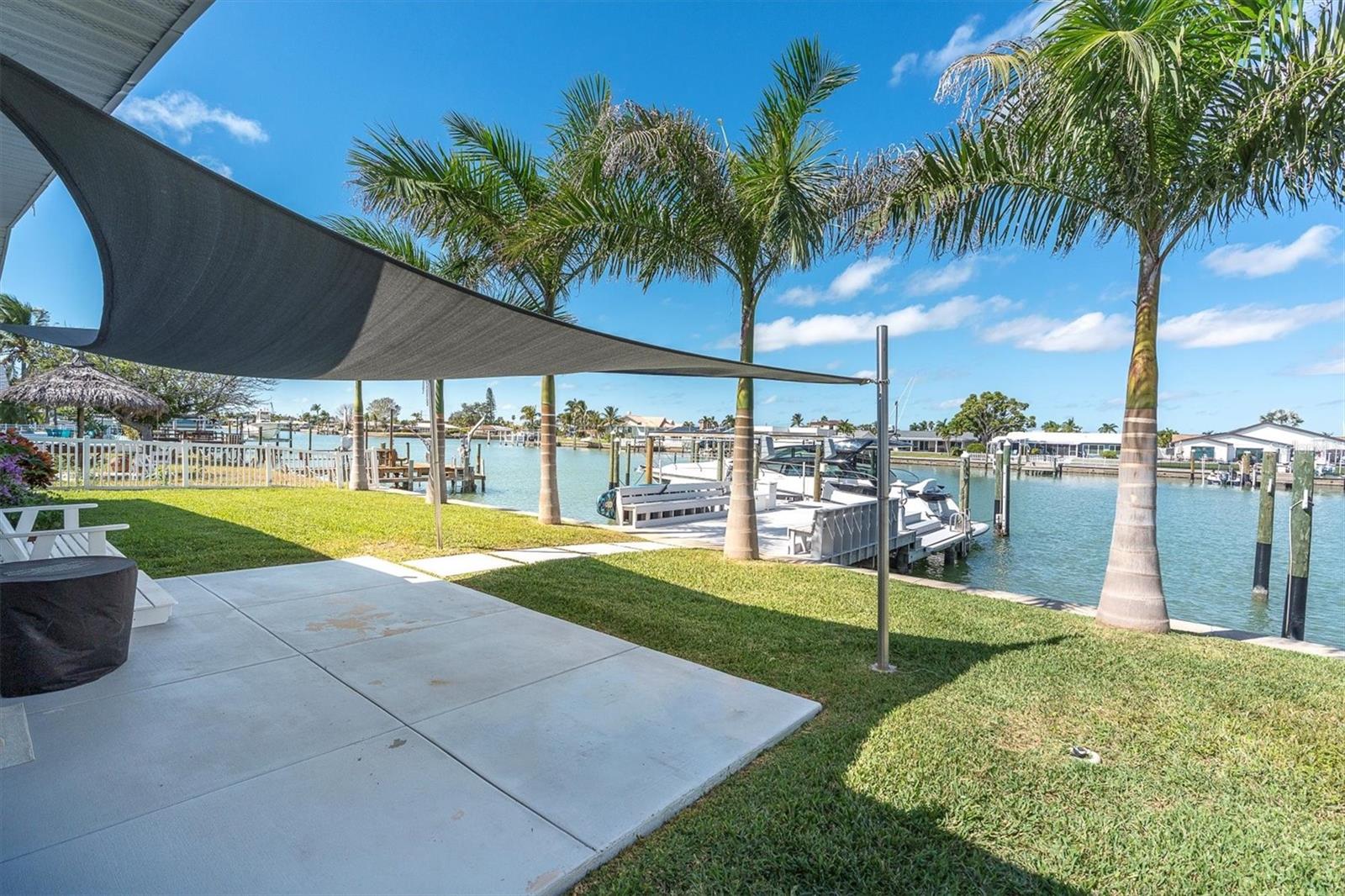 Savor outdoor living; grill, lounge, or marvel at the lovely water views.