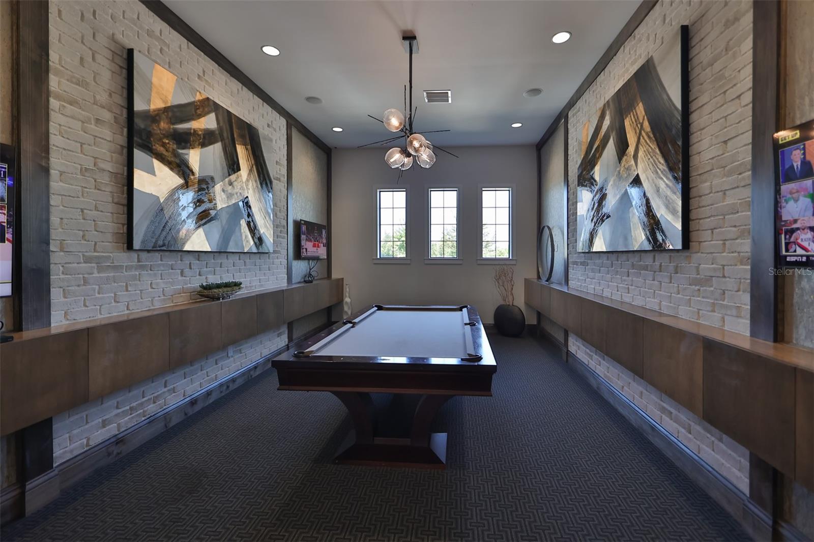Billiards room