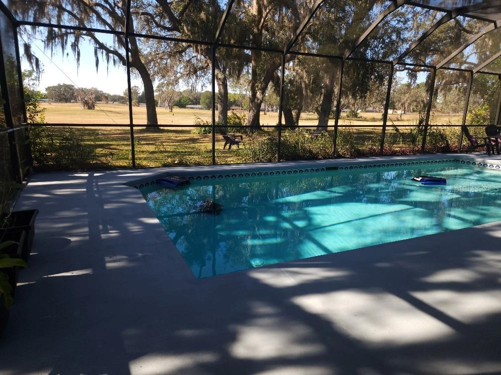 Pool with Golf Course