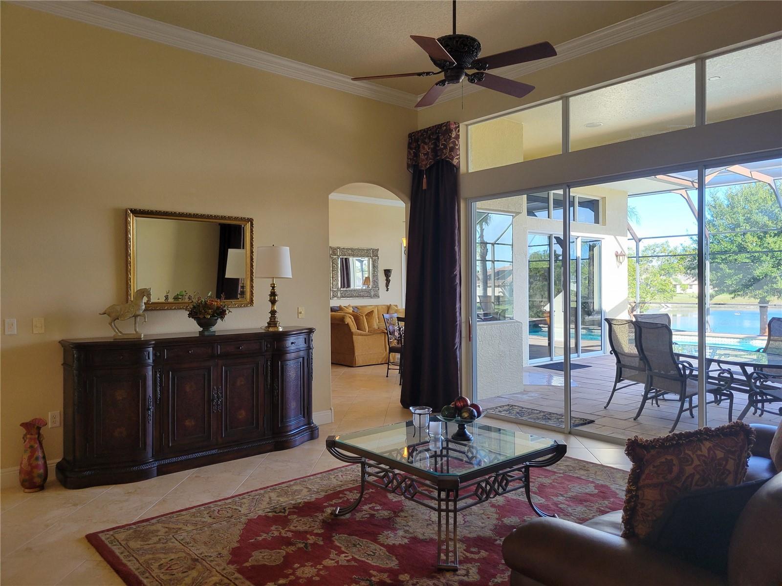 Open to kitchen and Dining Room