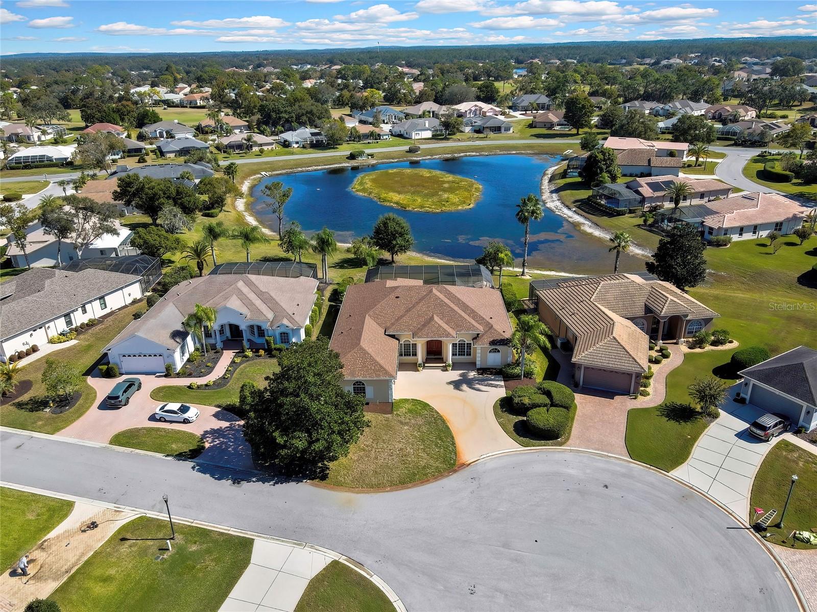 Aerial view of your home
