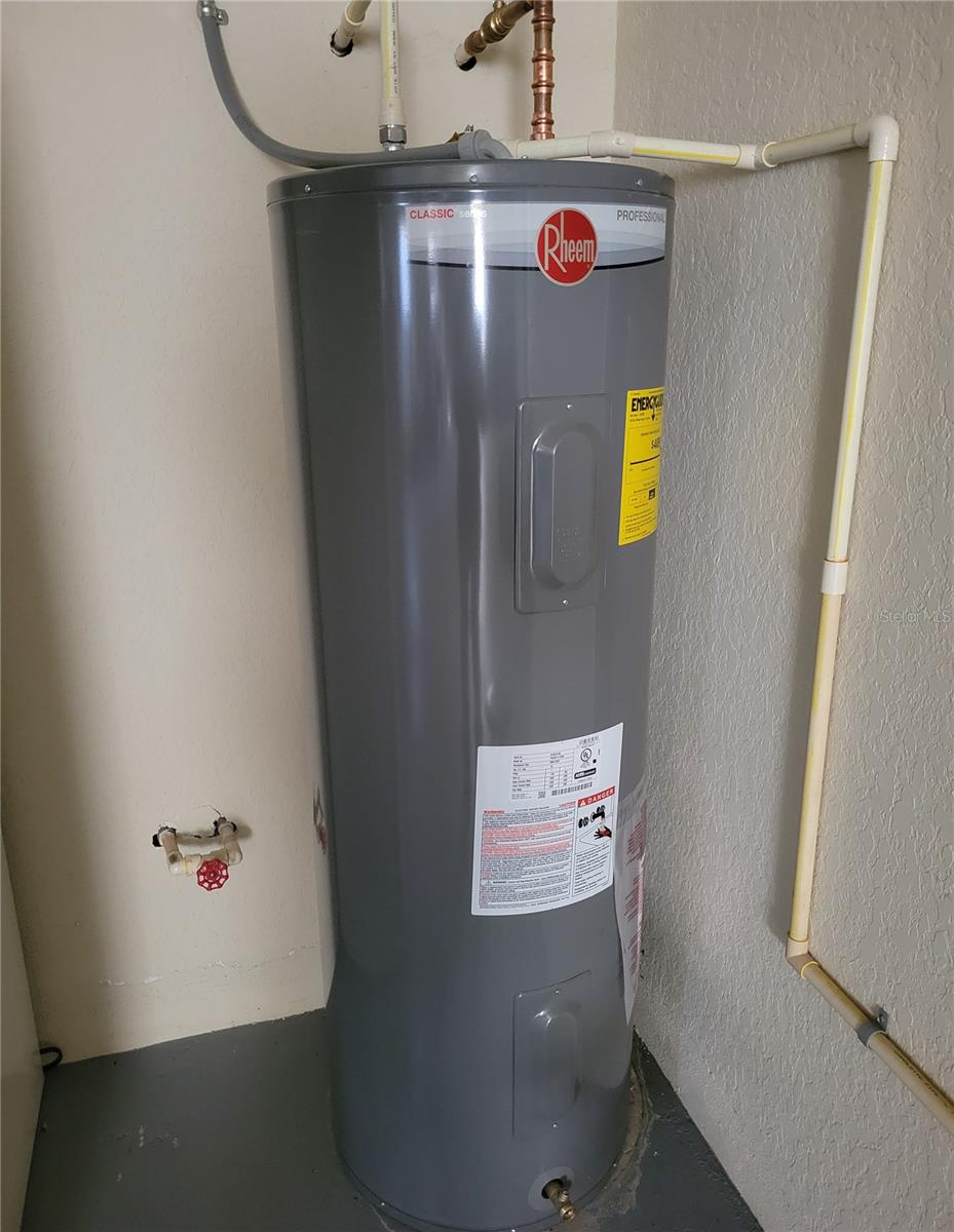 New Hot Water Heater Oct 2025