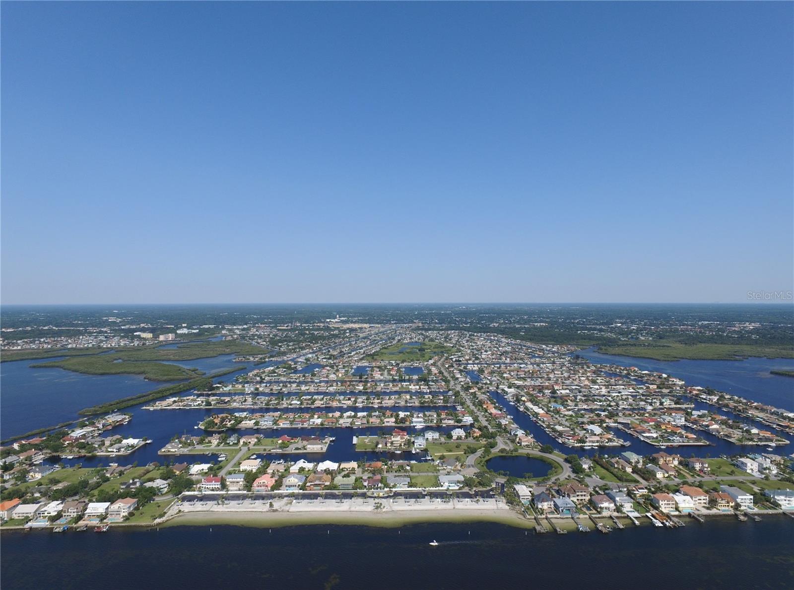Gulf Harbors Aerial