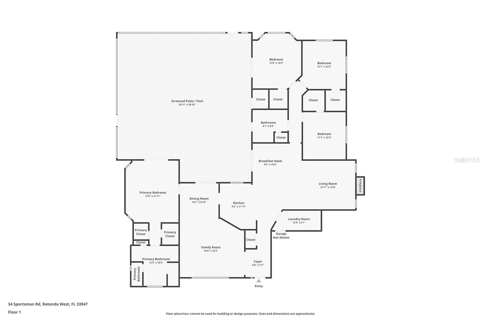 34 SPORTSMAN RD, ROTONDA WEST, FL, 33947