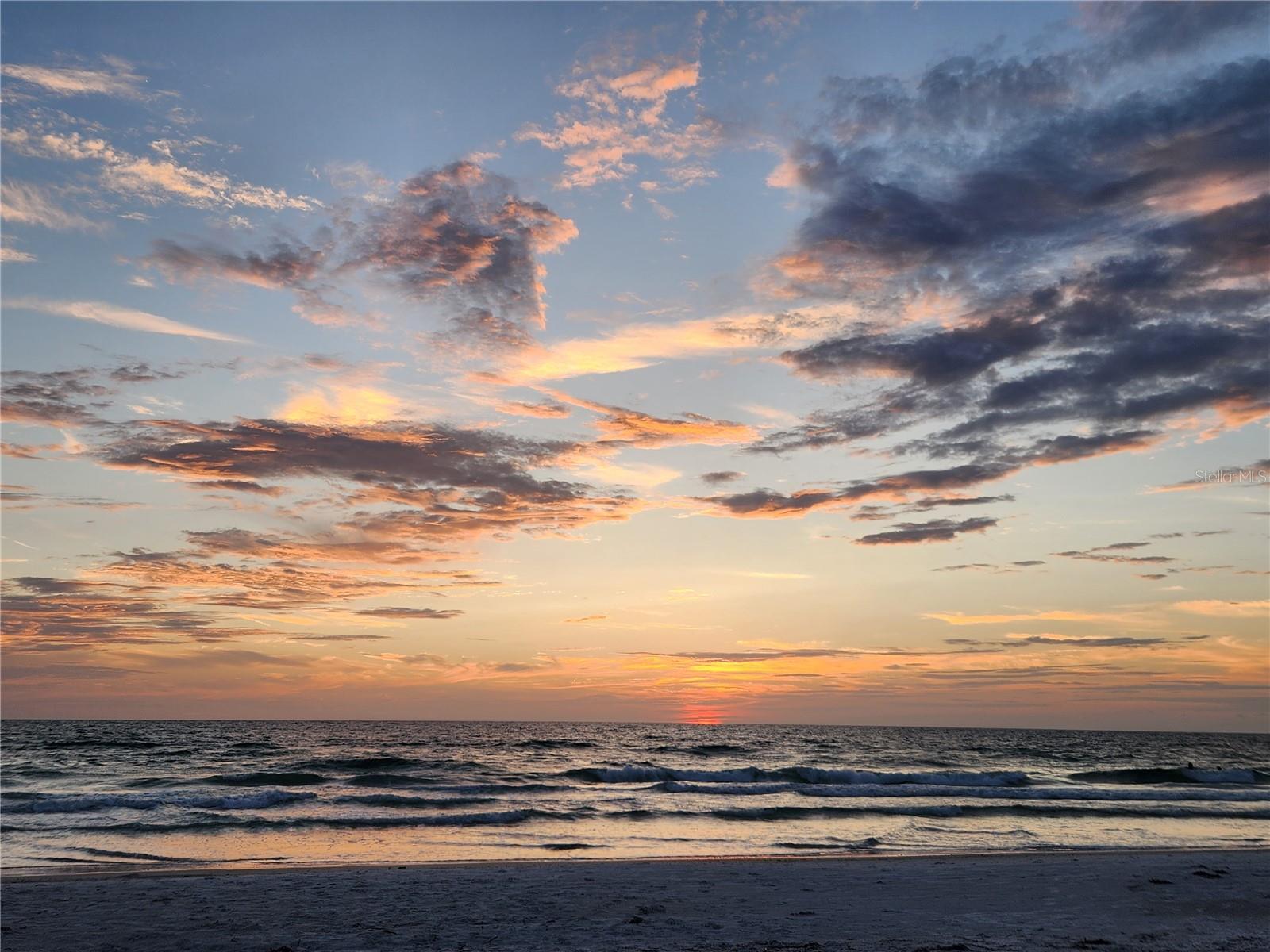 Walk on the beach every day.