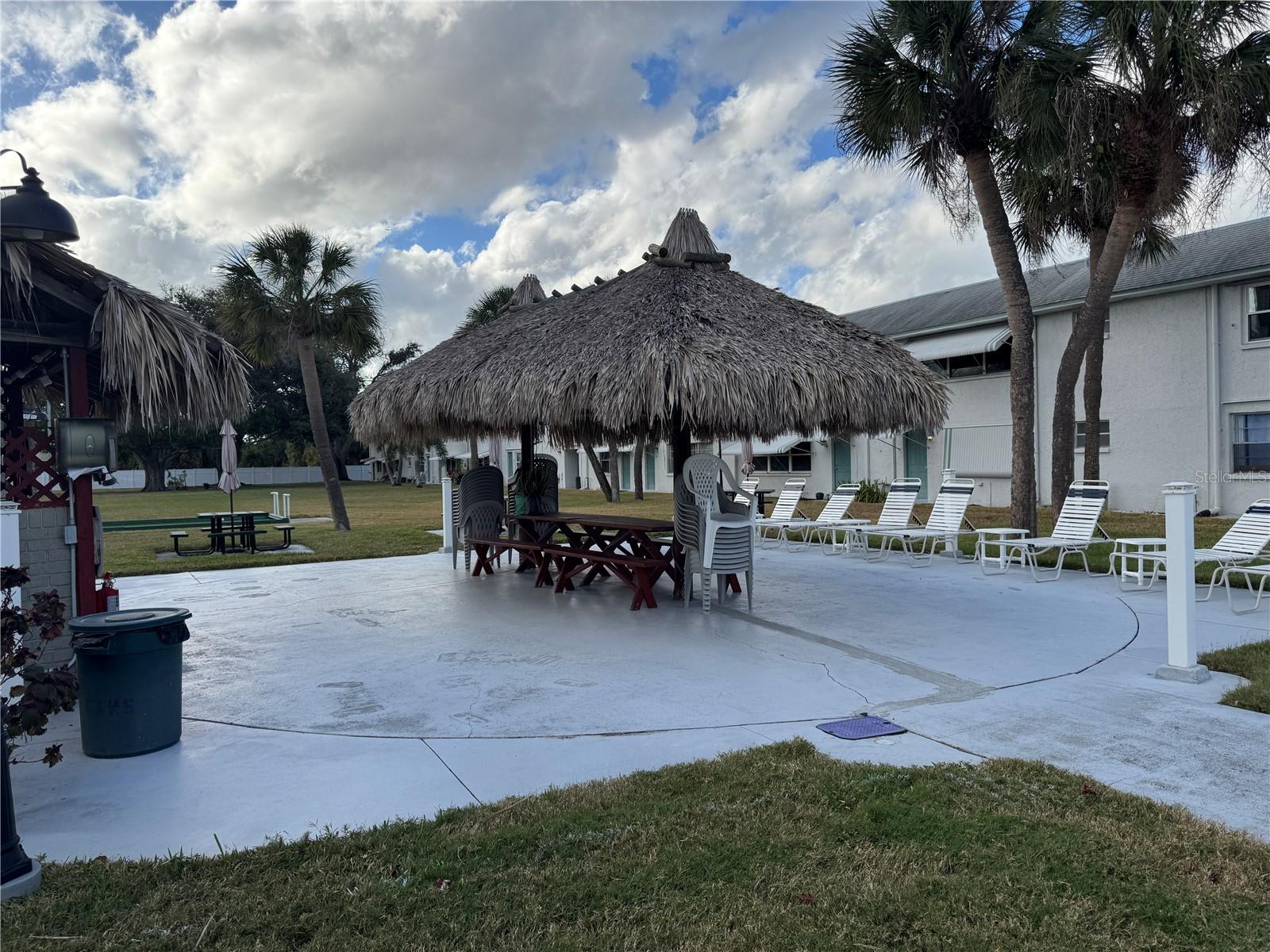 There are so many amenities that Paradise Shores has to offer, here is a picture of the Tiki huts.
