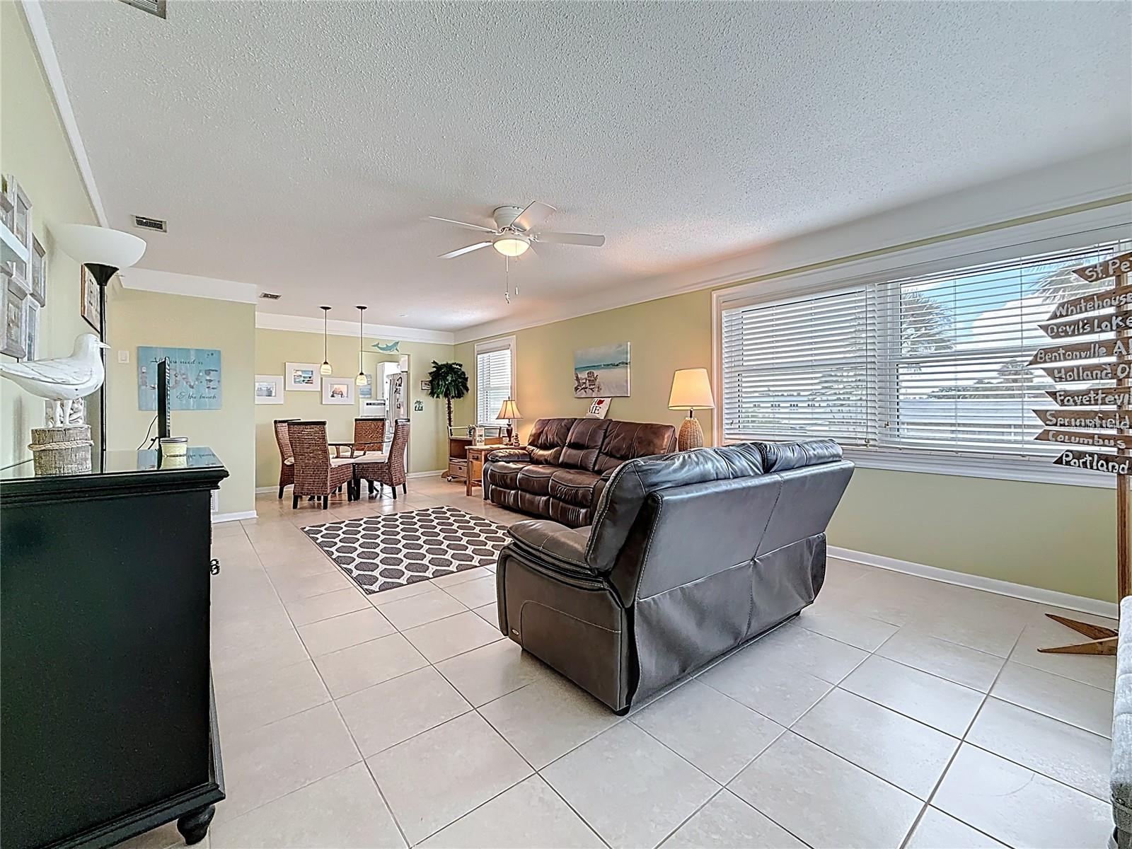 This shows the living and dining area in the condo.  This could be set up anyway you wanted it set up.