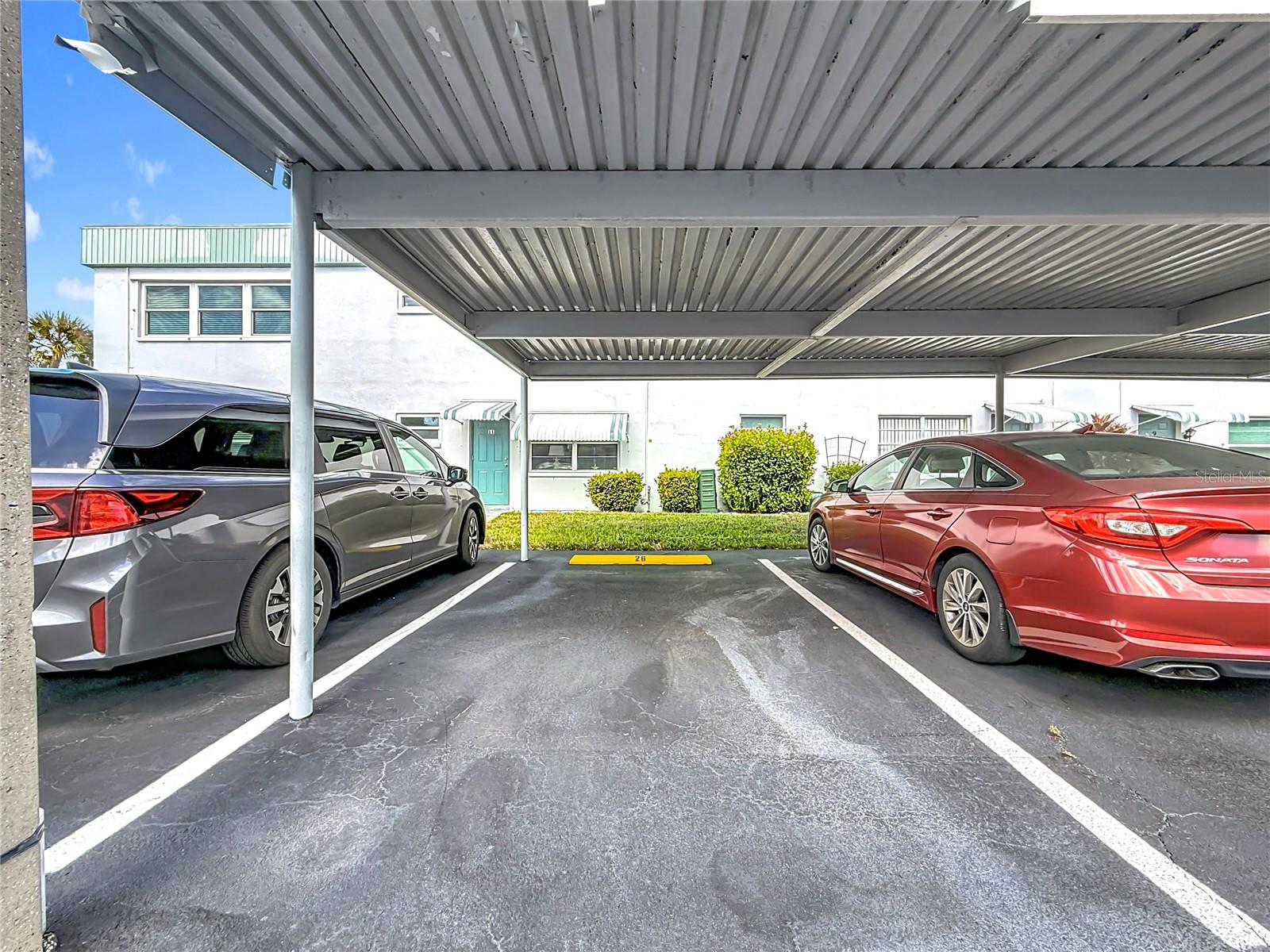Very convenient location for the carport