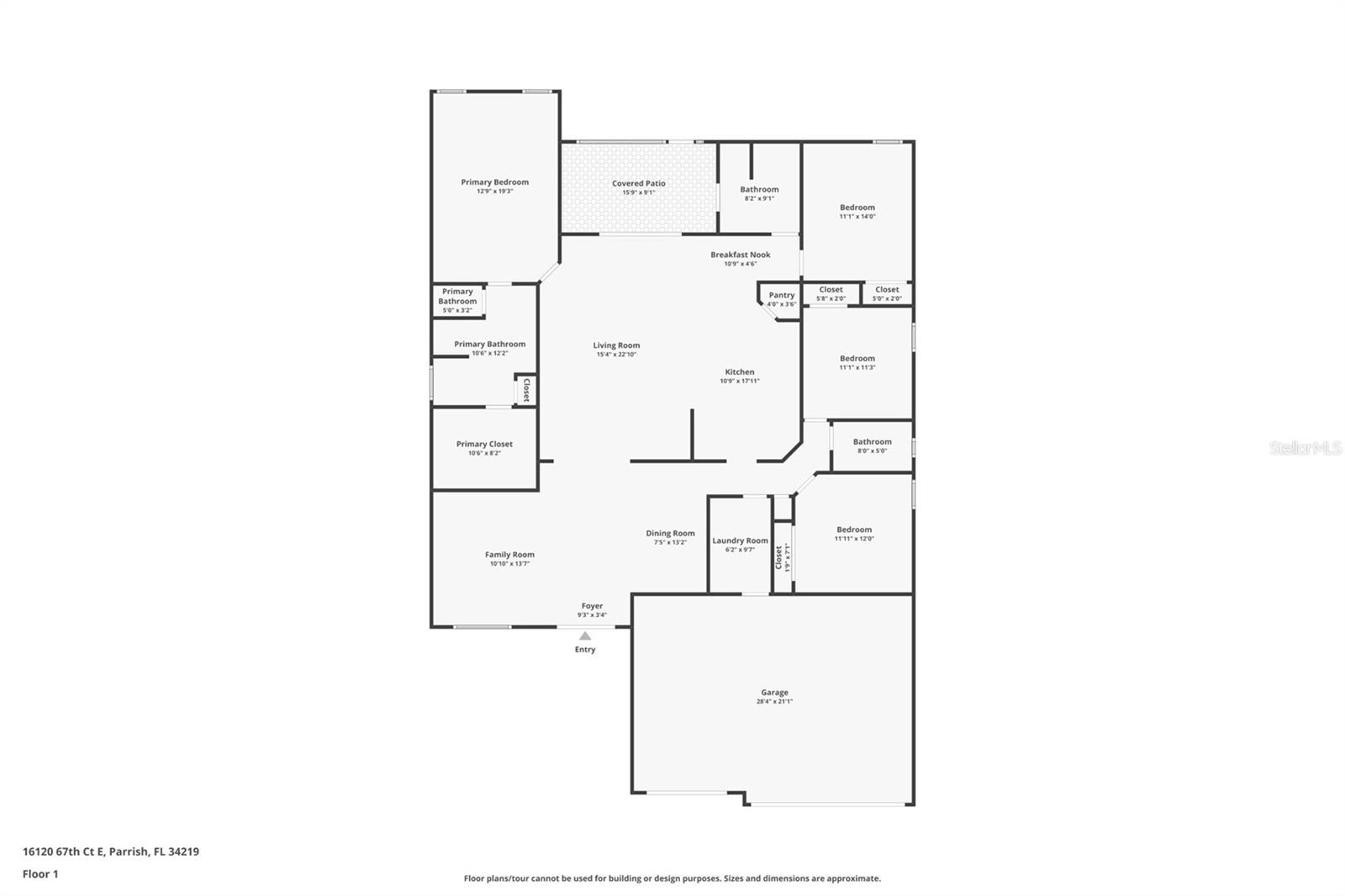 16120 67TH CT E, PARRISH, FL, 34219