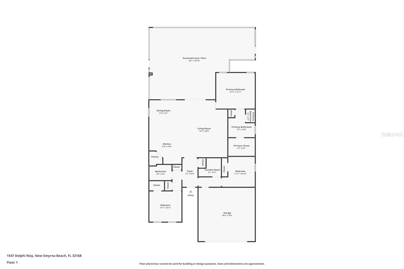 1547 DELPHI WAY, NEW SMYRNA BEACH, FL, 32168