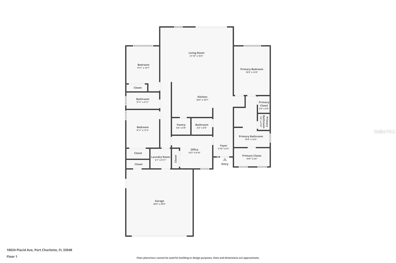 18024 PLACID AVE, PORT CHARLOTTE, FL, 33948