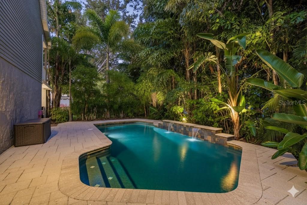 Virtually imagine ourselves taking an evening dip in the pool!