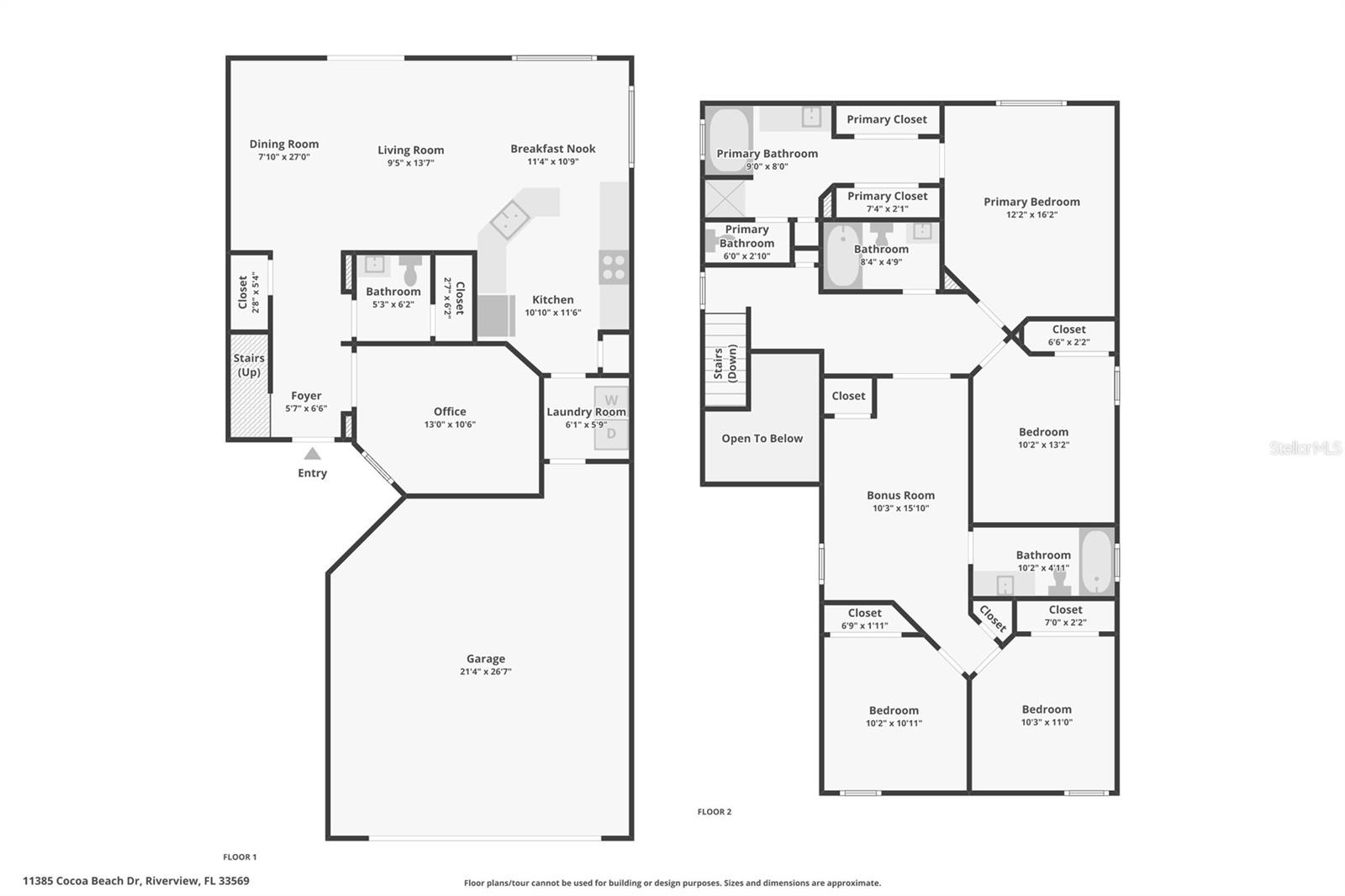 11385 COCOA BEACH DR, RIVERVIEW, FL, 33569