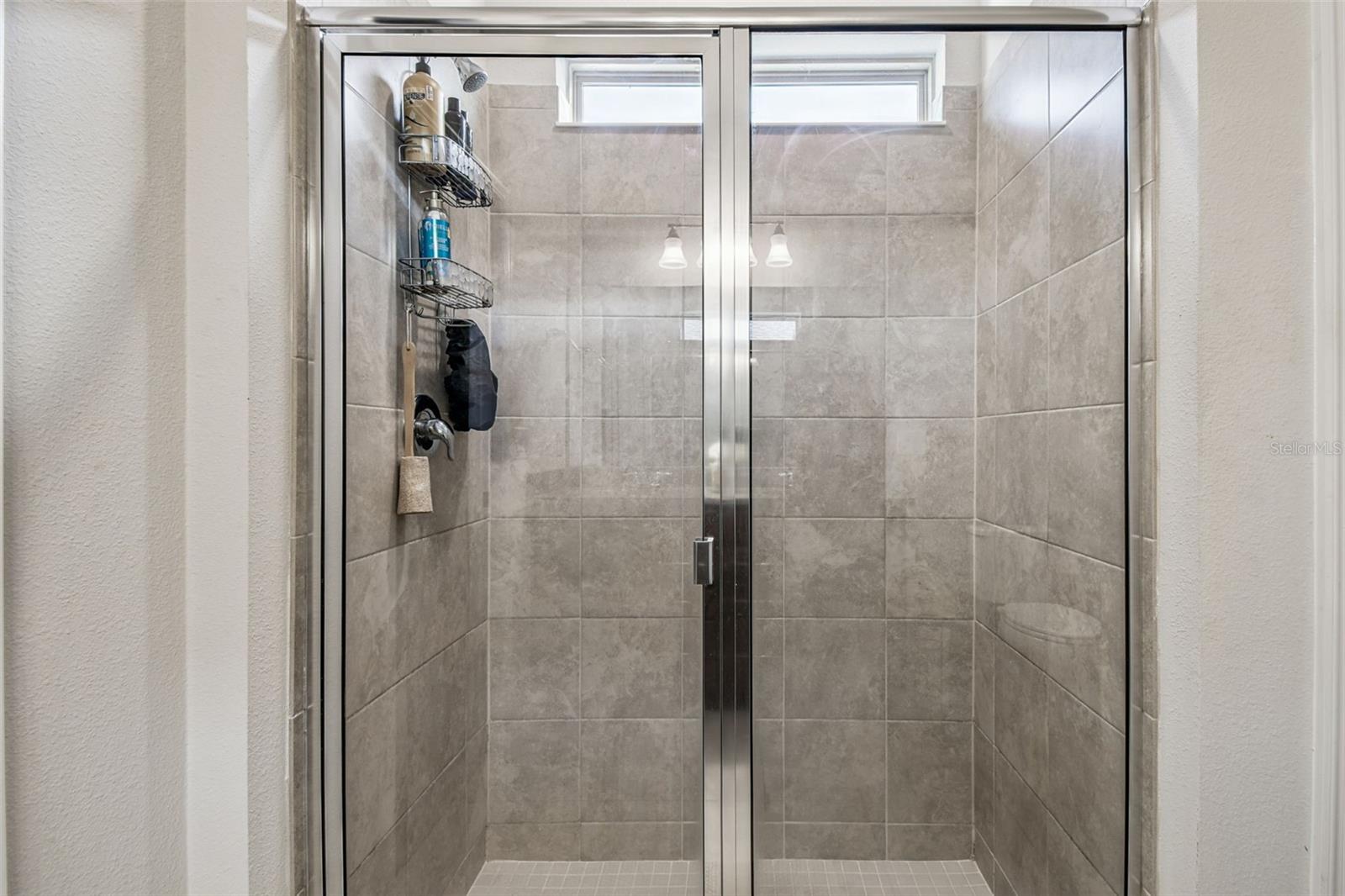 Clean and well sized shower