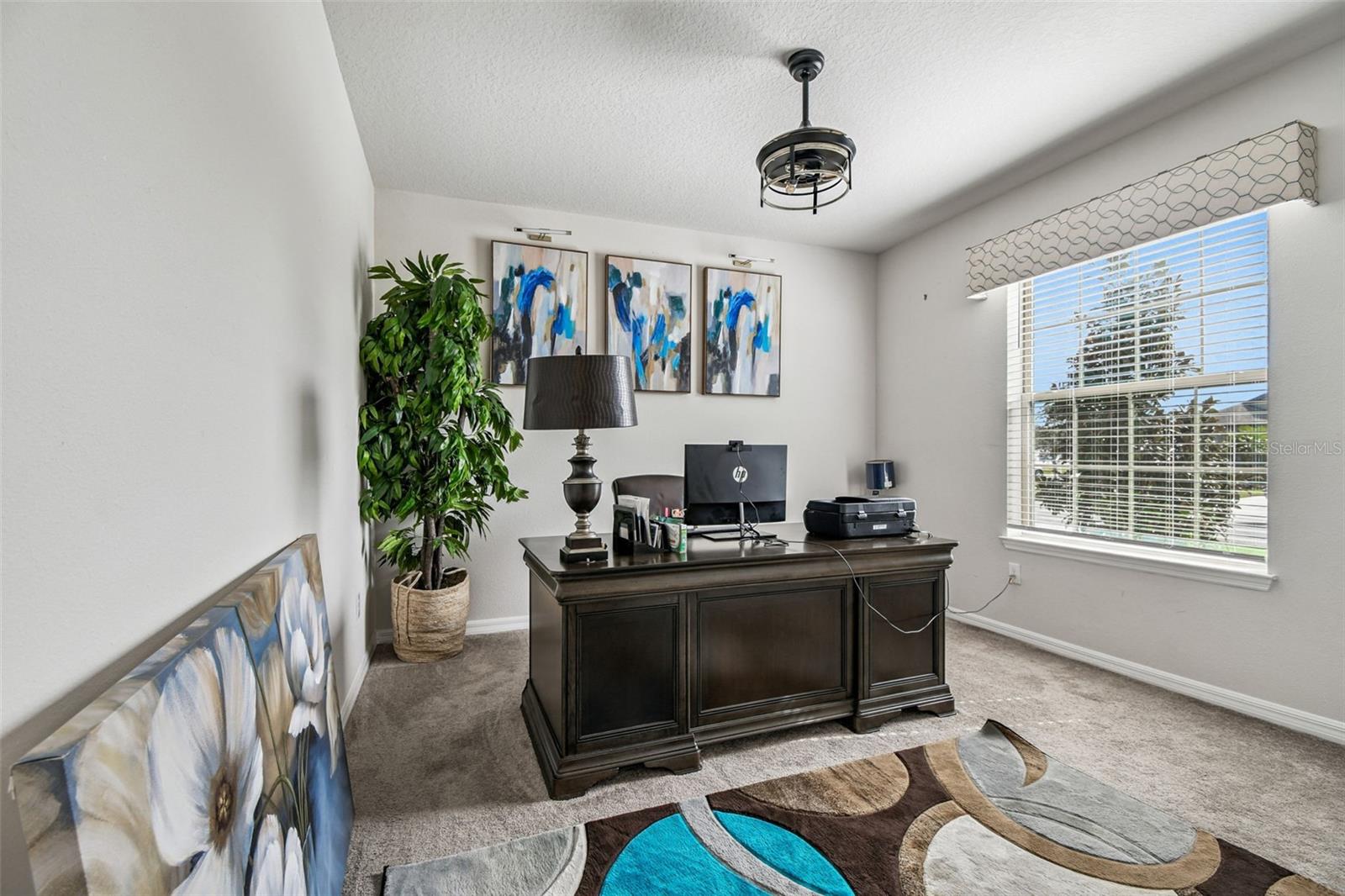 Office/Den at the front of the home