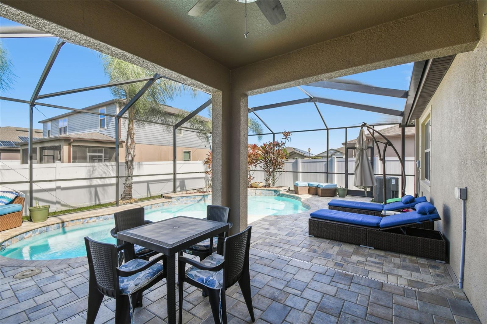 equipment and furniture stays with home