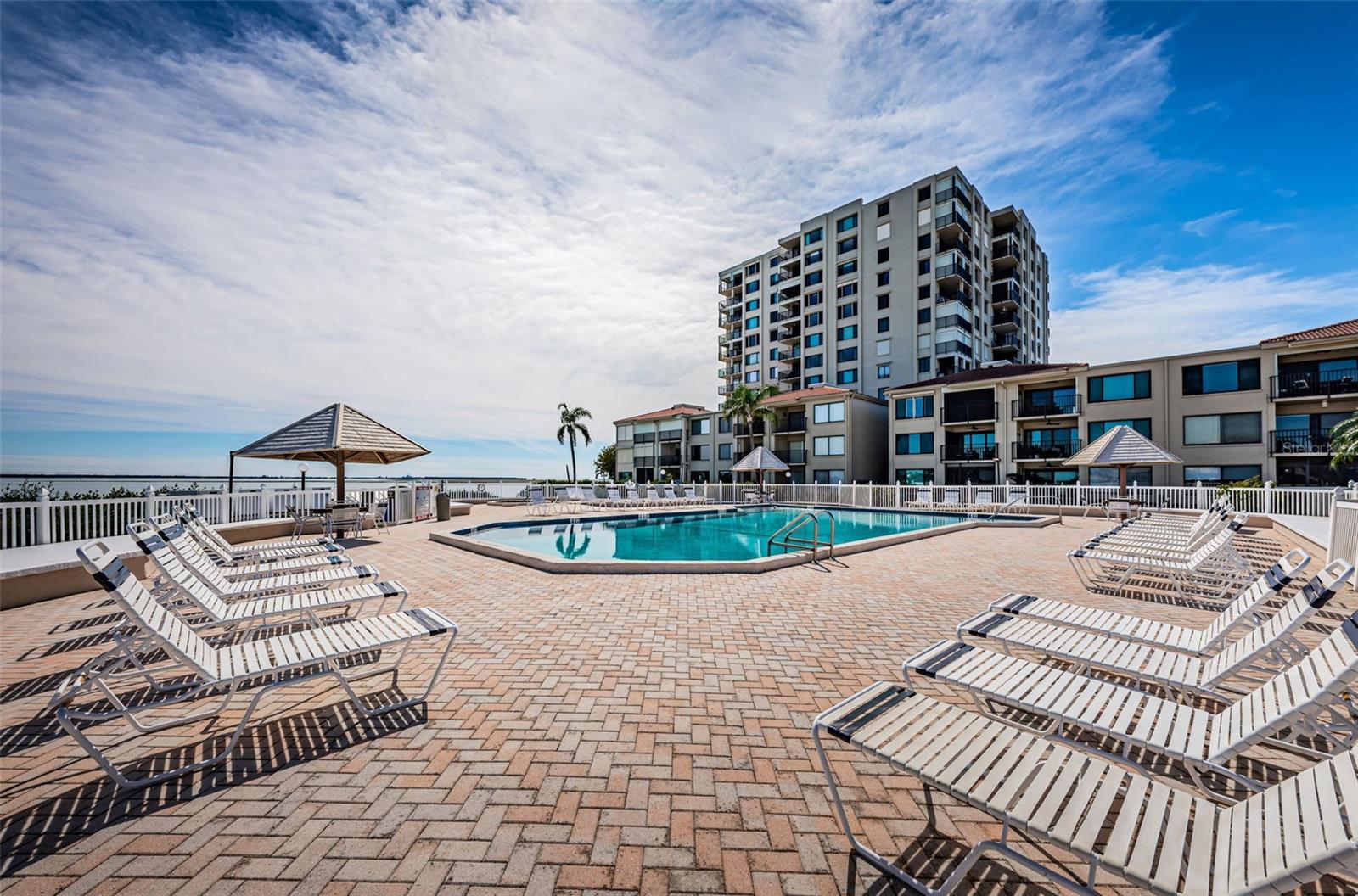Heated Pool & Spa overlooks Tampa Bay!