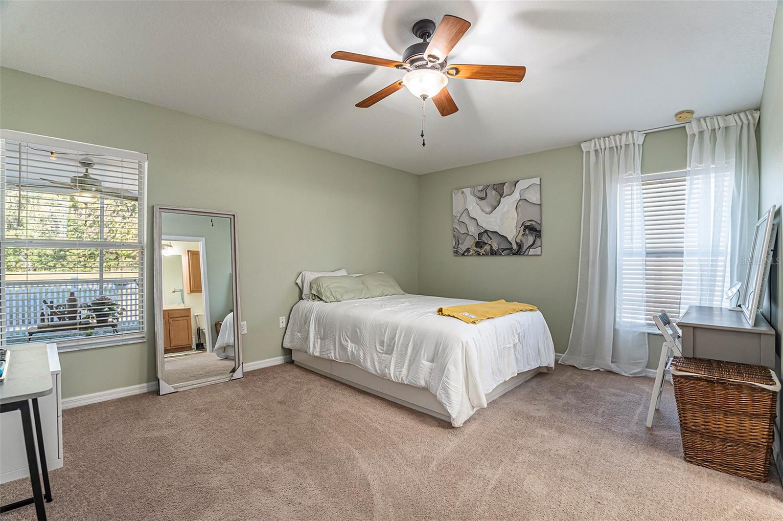 Owner's suite is large and inviting!