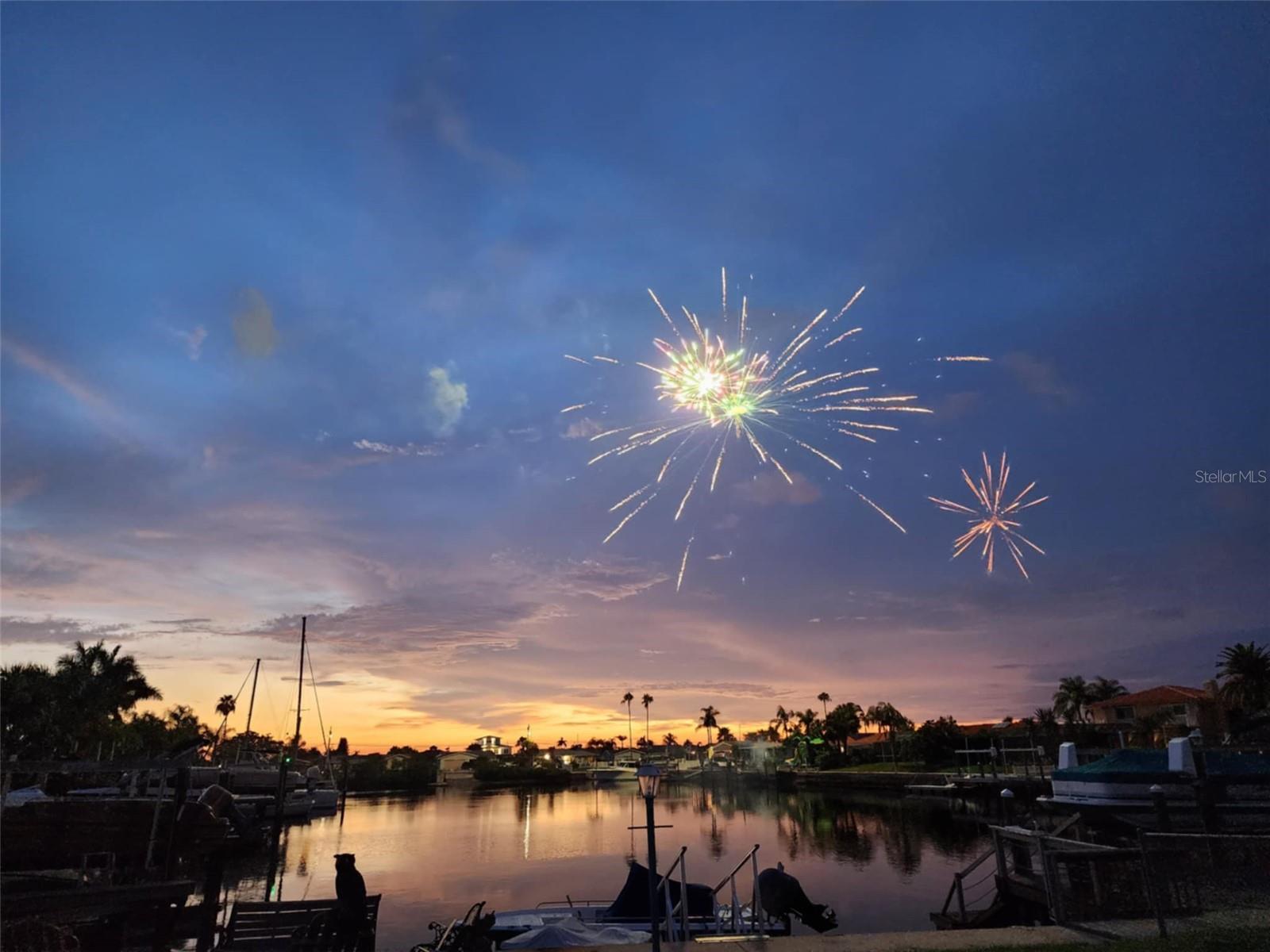 4th of July over the Cove