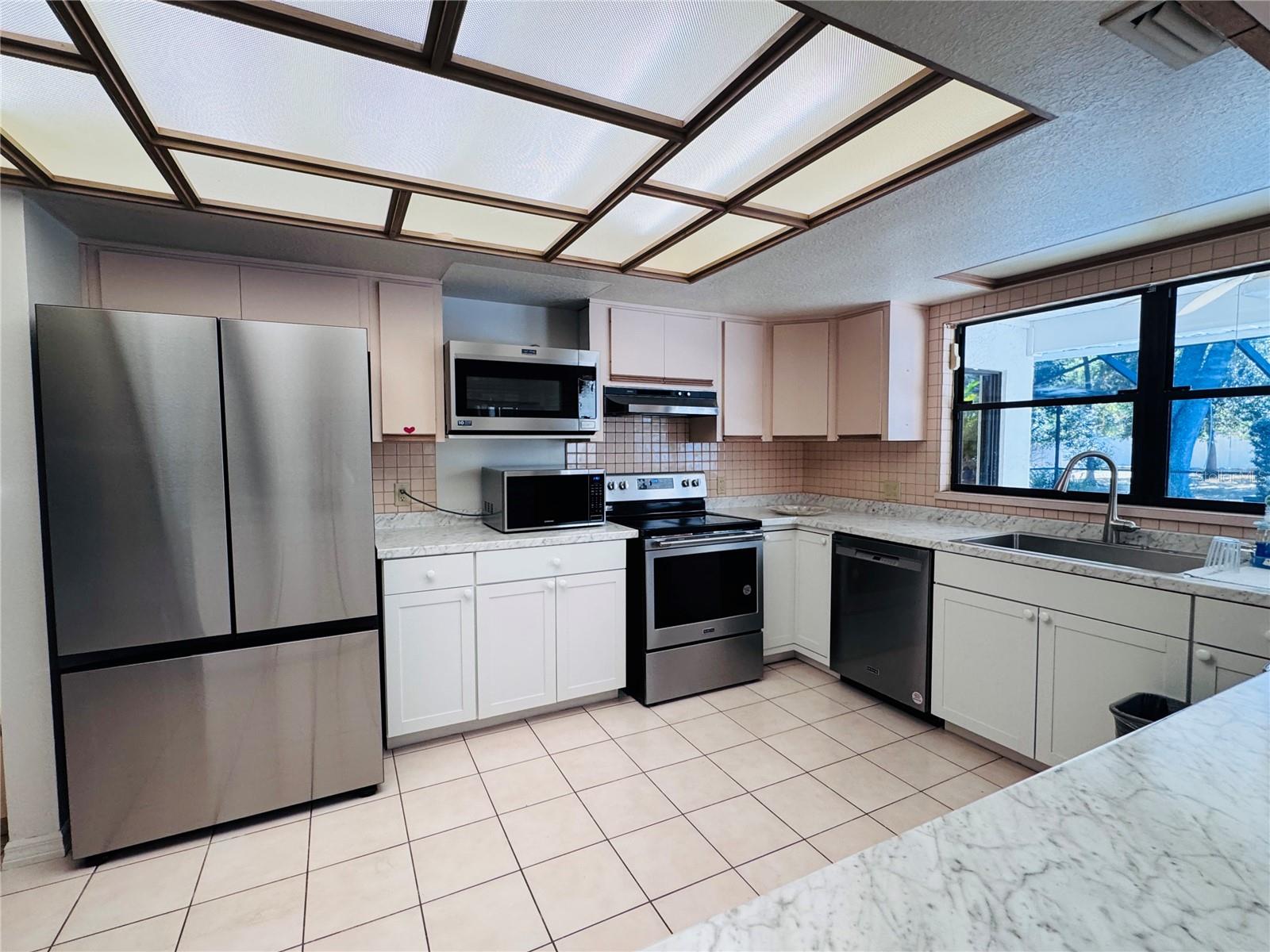 Kitchen with lots of storage. Updated appliances.