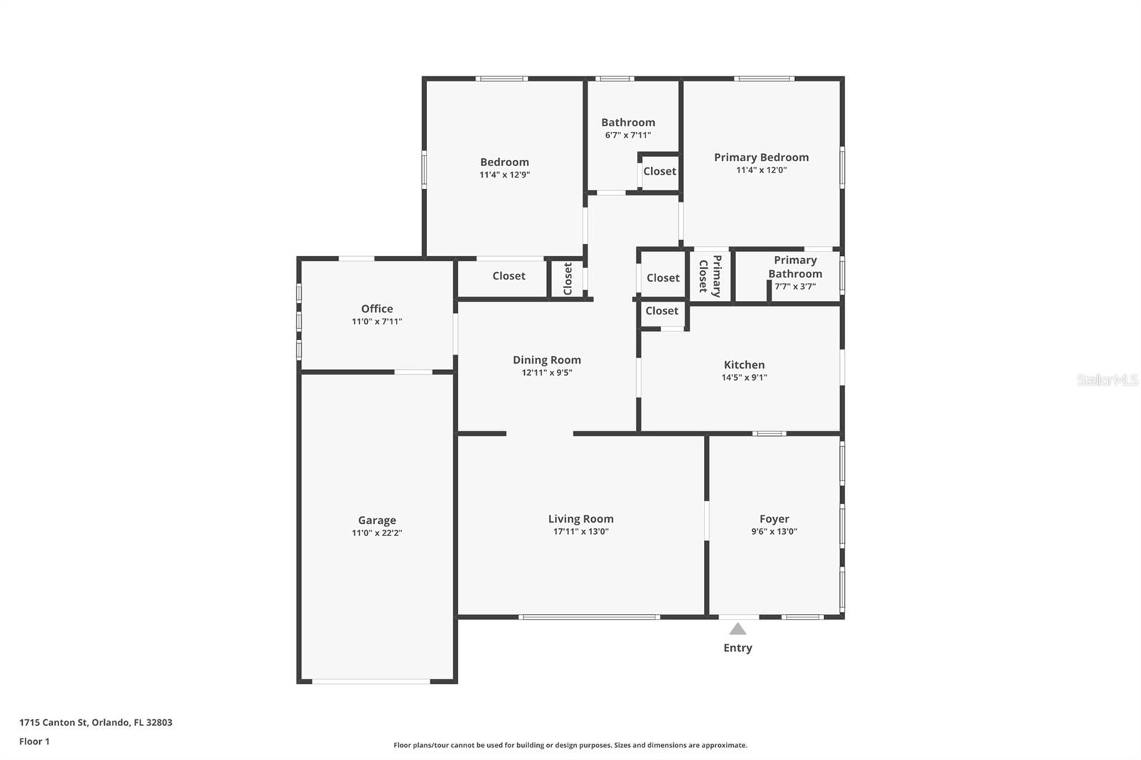 1715 CANTON ST, ORLANDO, FL, 32803