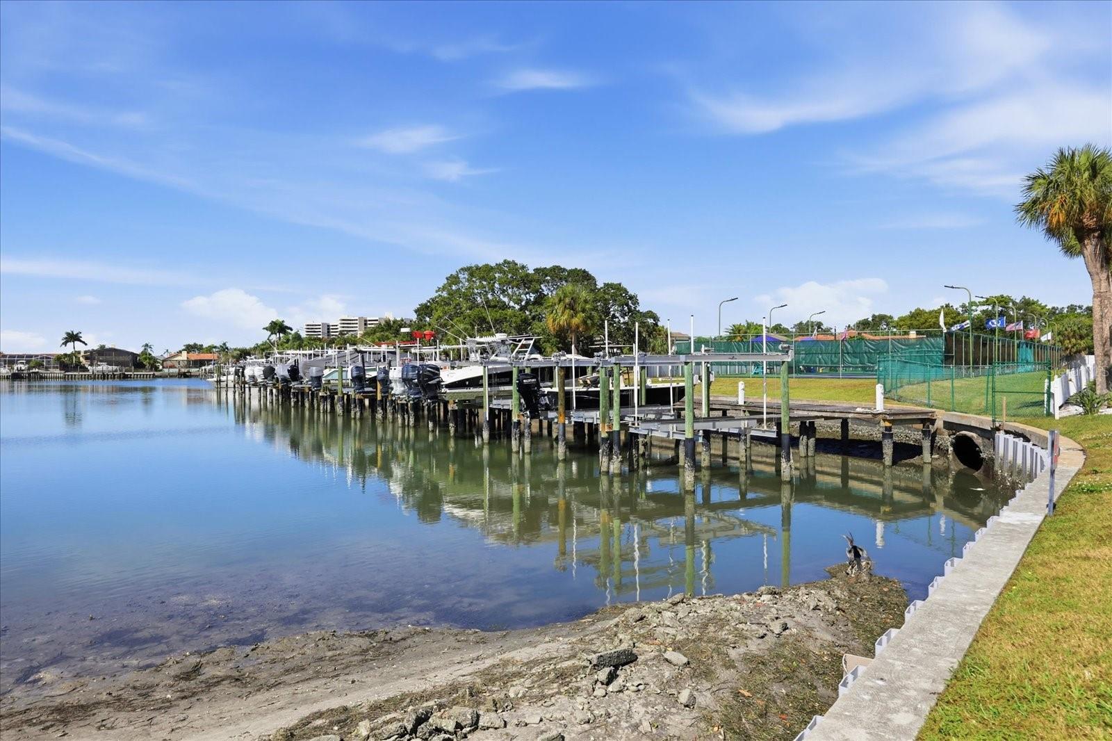 Boat docks and slip rentals based on availabilty.