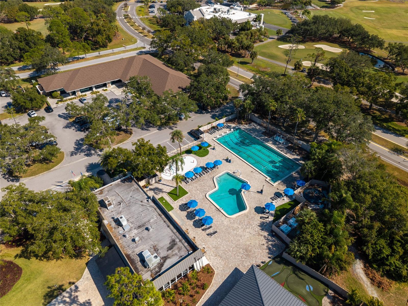 Aerial of Ardea Pool