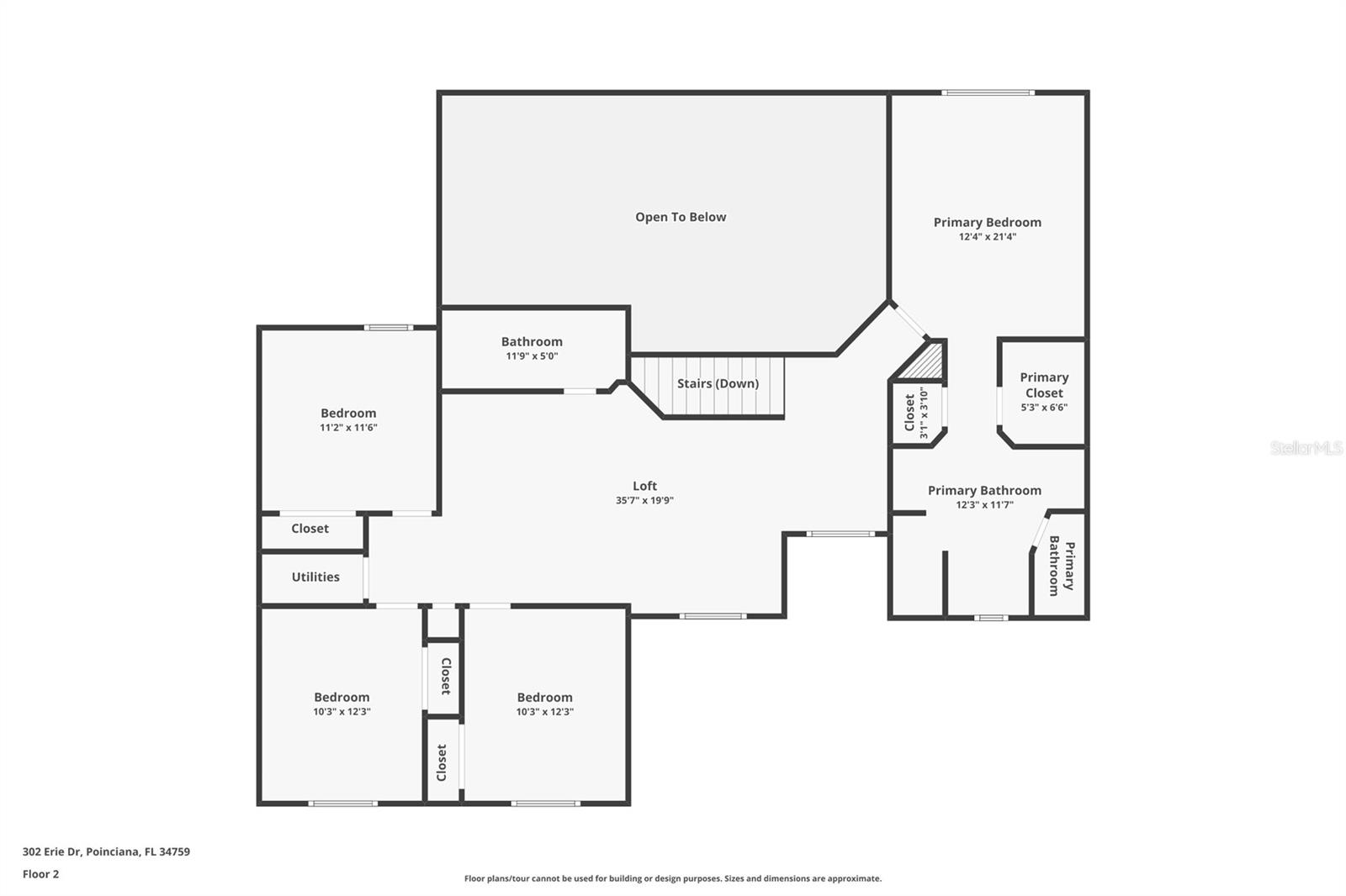 302 ERIE DR, POINCIANA, FL, 34759