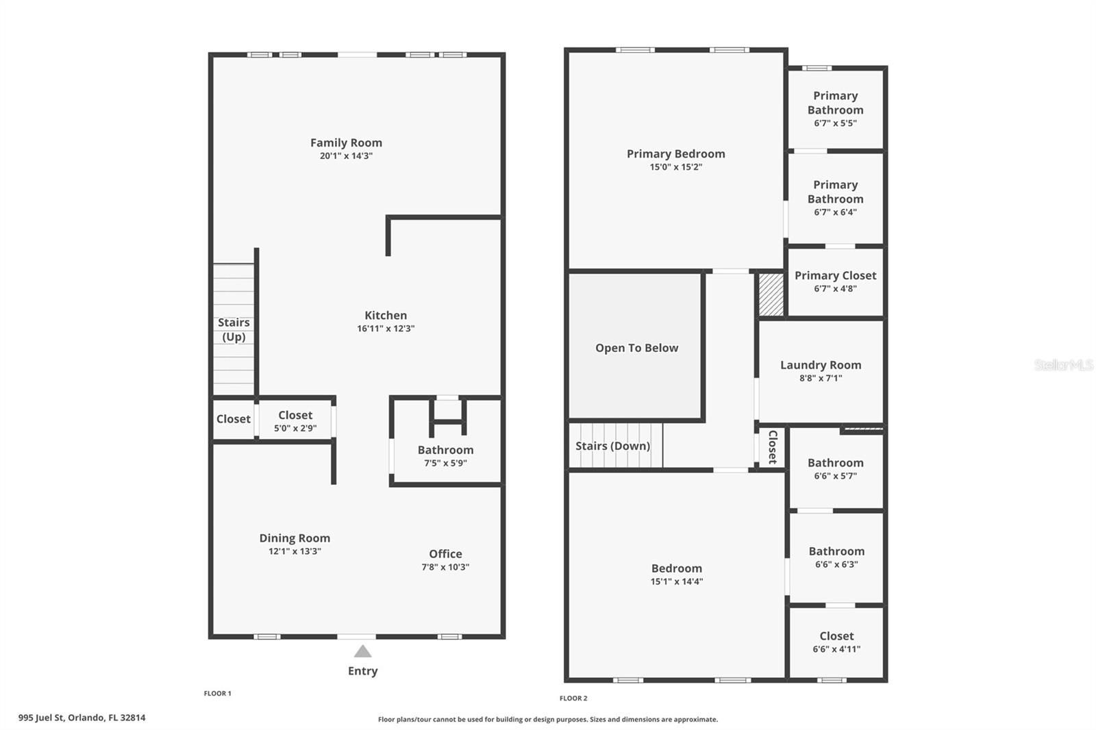 995 JUEL ST, ORLANDO, FL, 32814