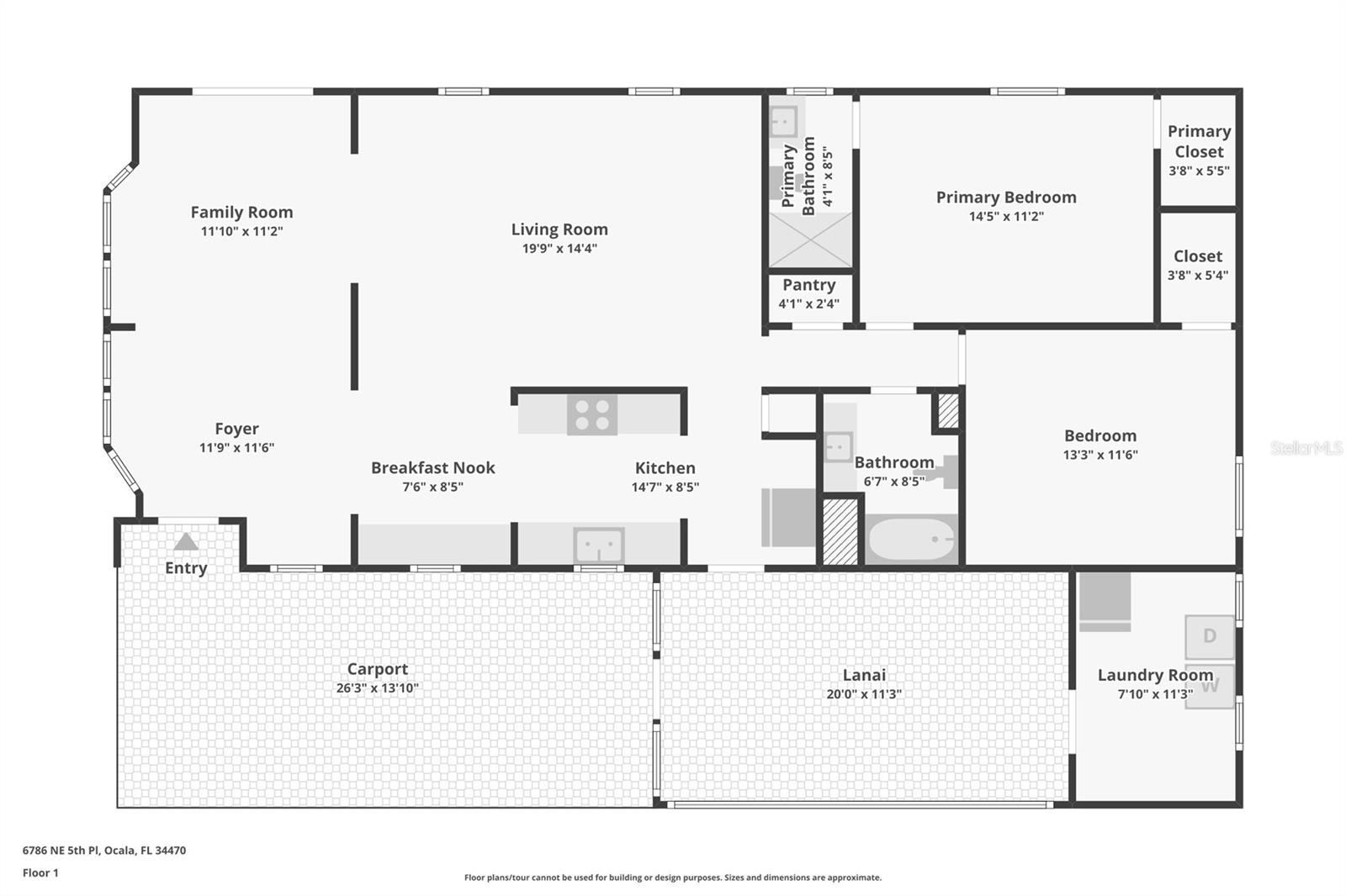 6786 NE 5TH PL, OCALA, FL, 34470