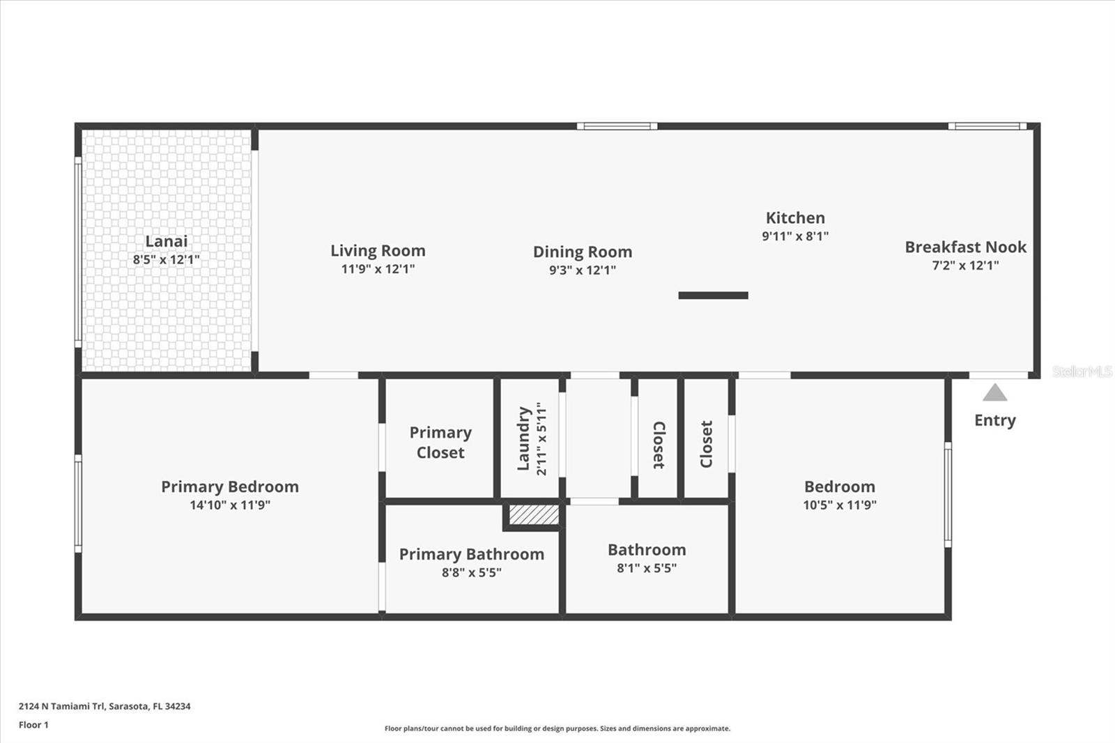 2124 N TAMIAMI TRL #109, SARASOTA, FL, 34234