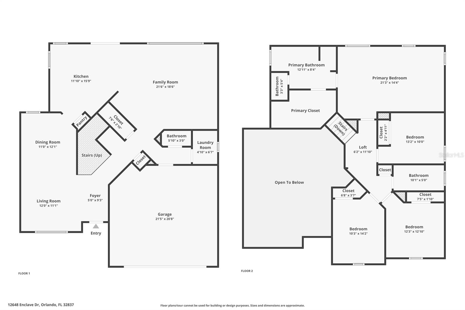 12648 ENCLAVE DR, ORLANDO, FL, 32837