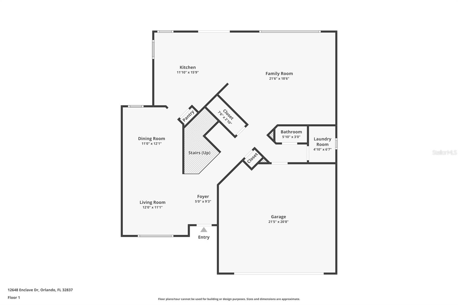 12648 ENCLAVE DR, ORLANDO, FL, 32837