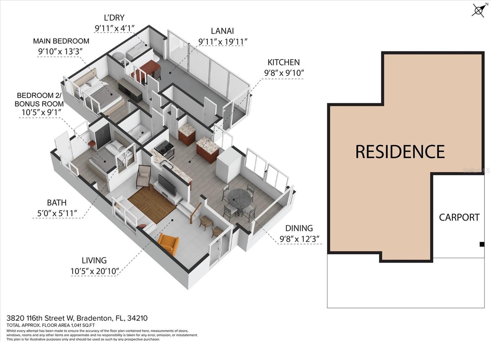 3820 116TH ST W, BRADENTON, FL, 34210