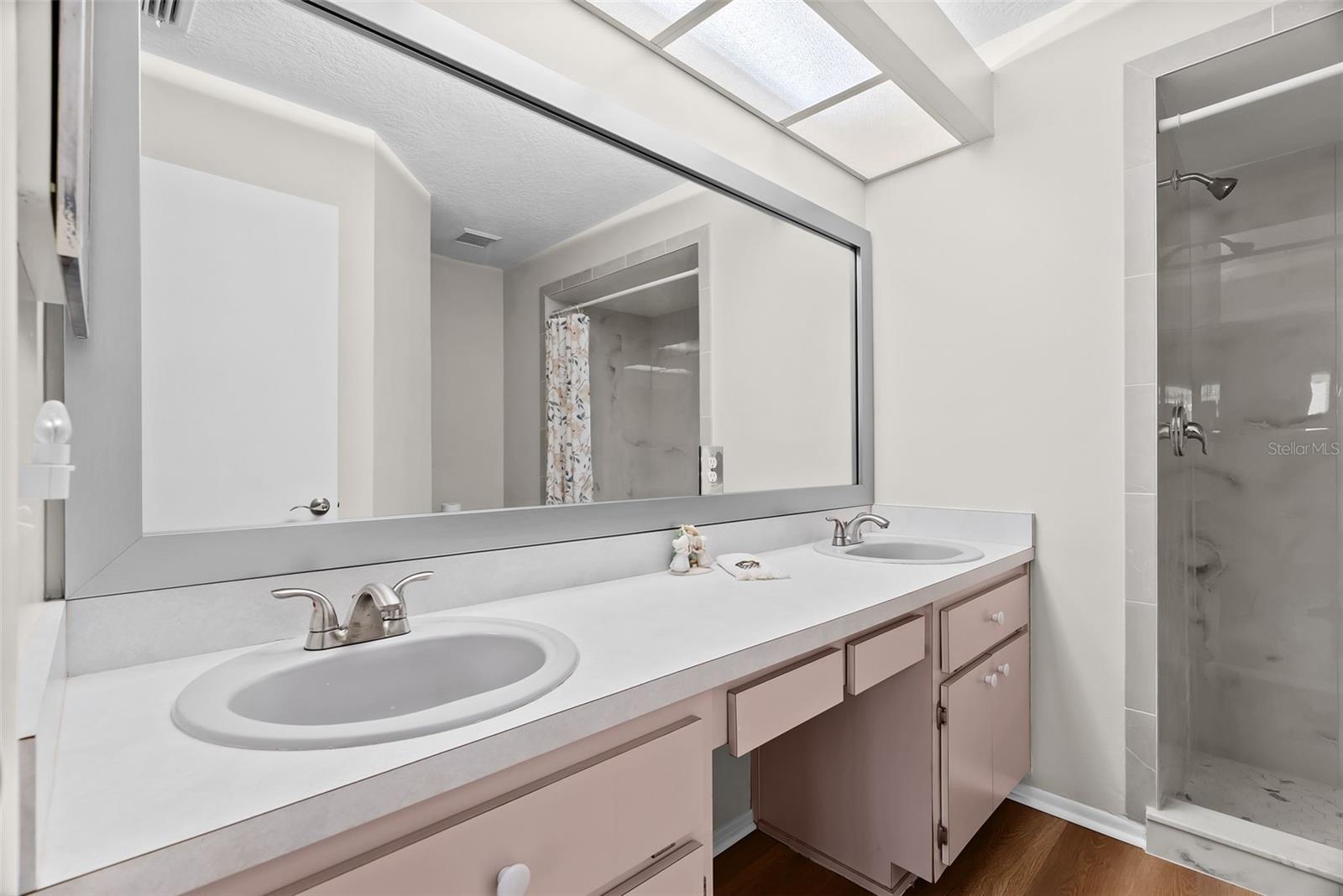 Primary Bathroom Dual Vanity